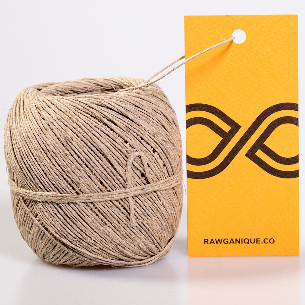 20# Waxed 7-Strand Hemp Twine (Polished) (Biodegradable)