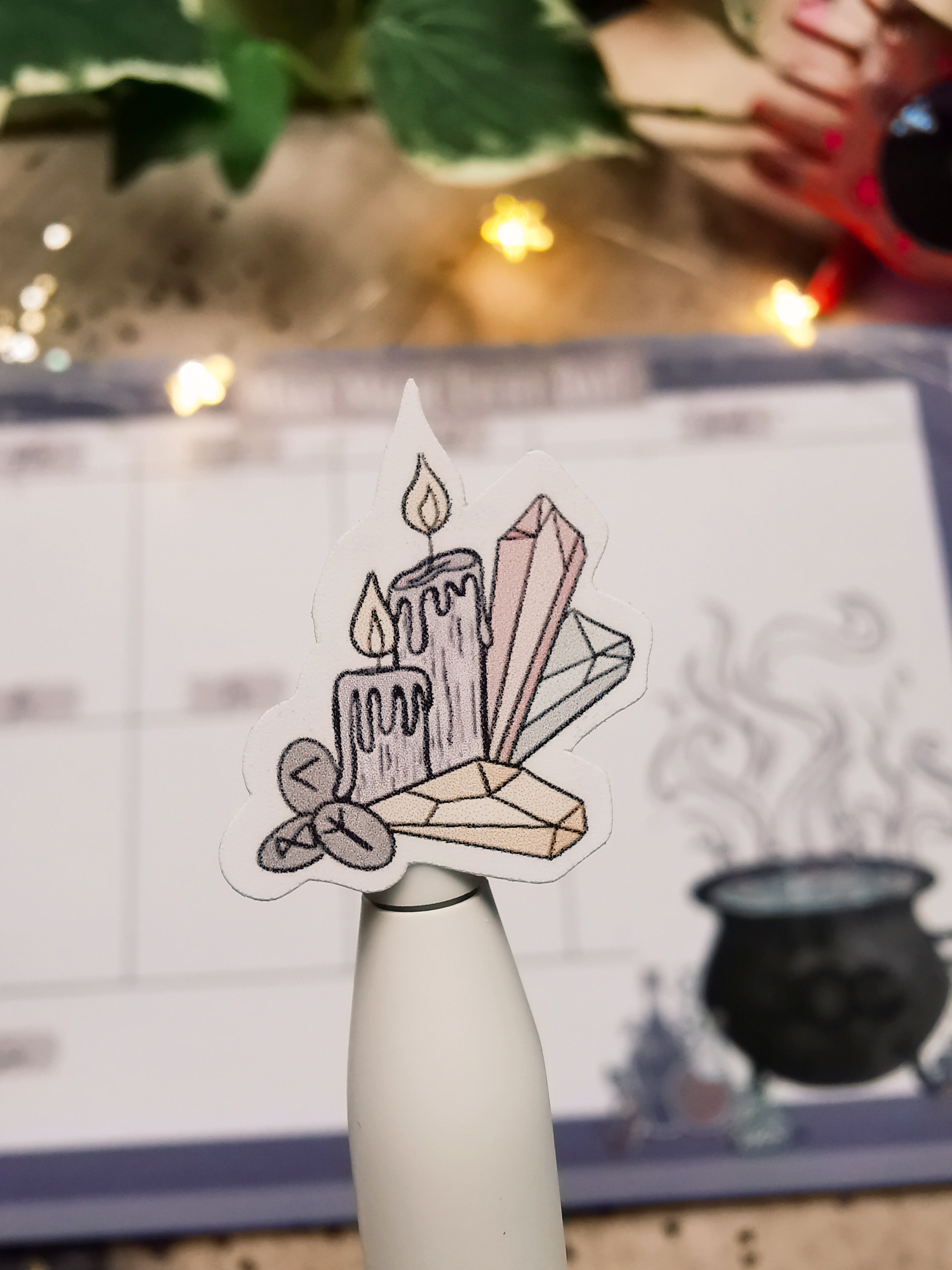 Meditation Witch Pastel Planner Stickers