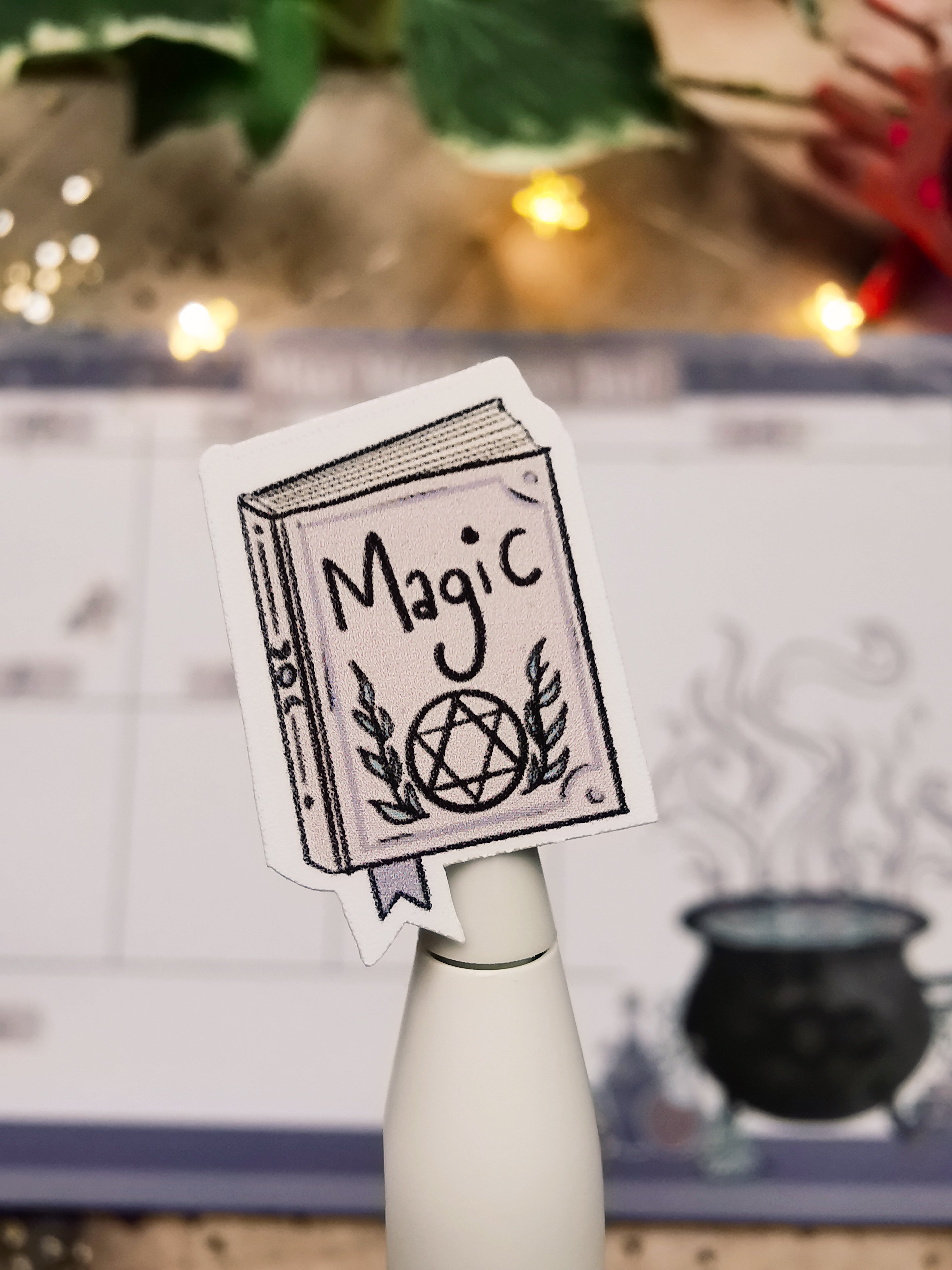 Book Witch Pastel Planner Stickers