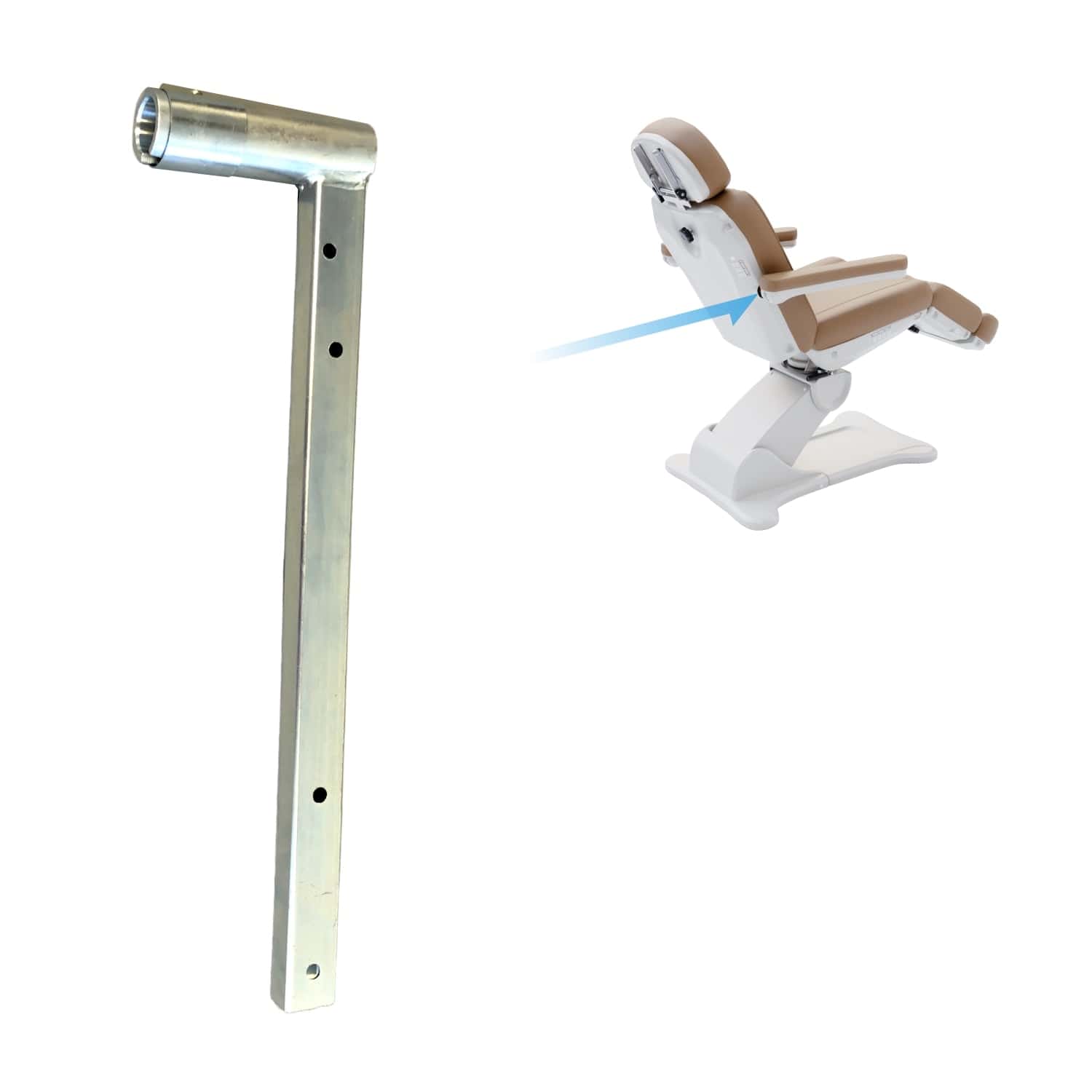 2246B treatment chair - Armrest (Hardware)