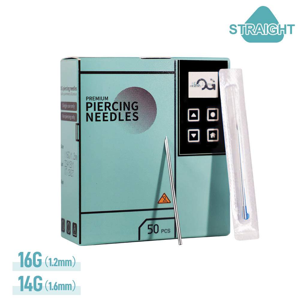 Straight Body Piercing Needles 50pcs
