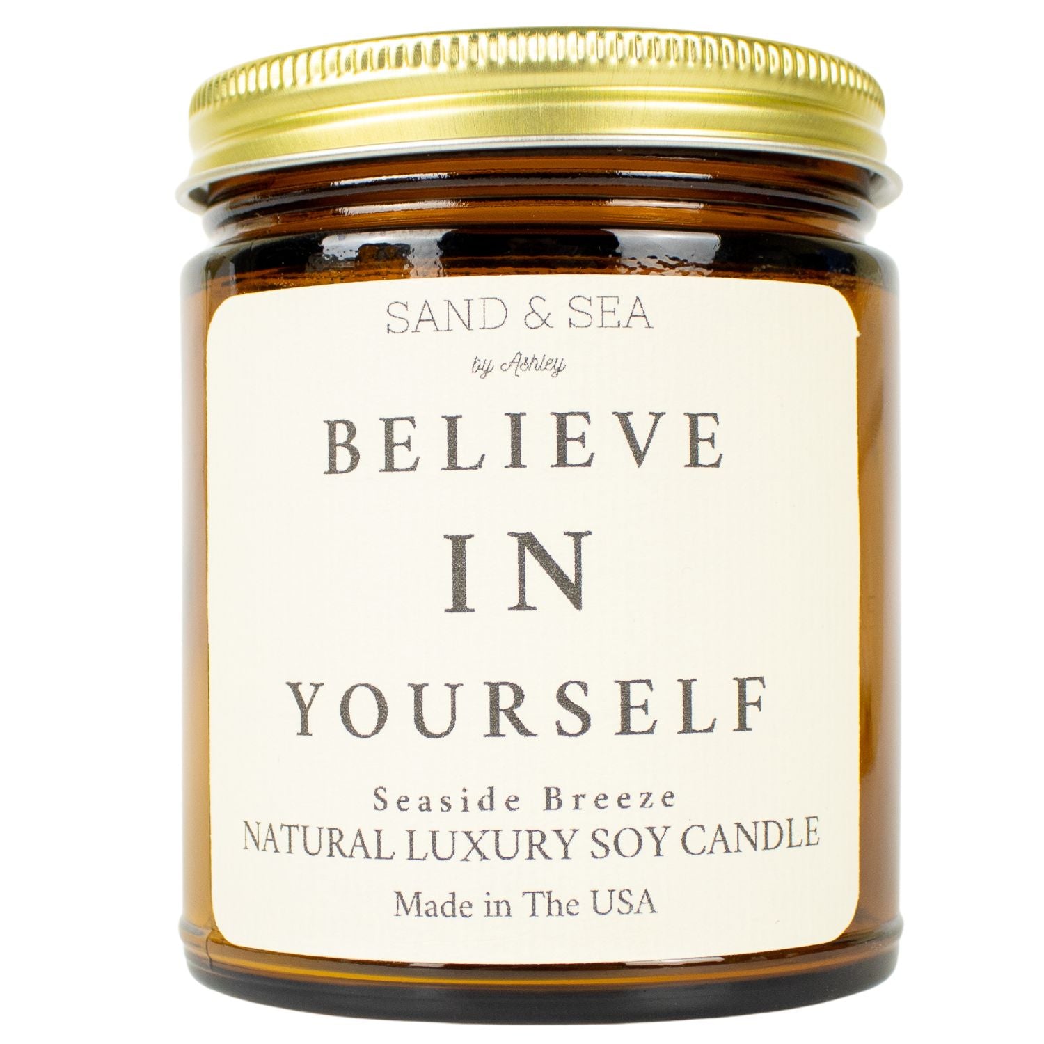 Believe In Yourself Candle - Seaside Breeze - 9 oz