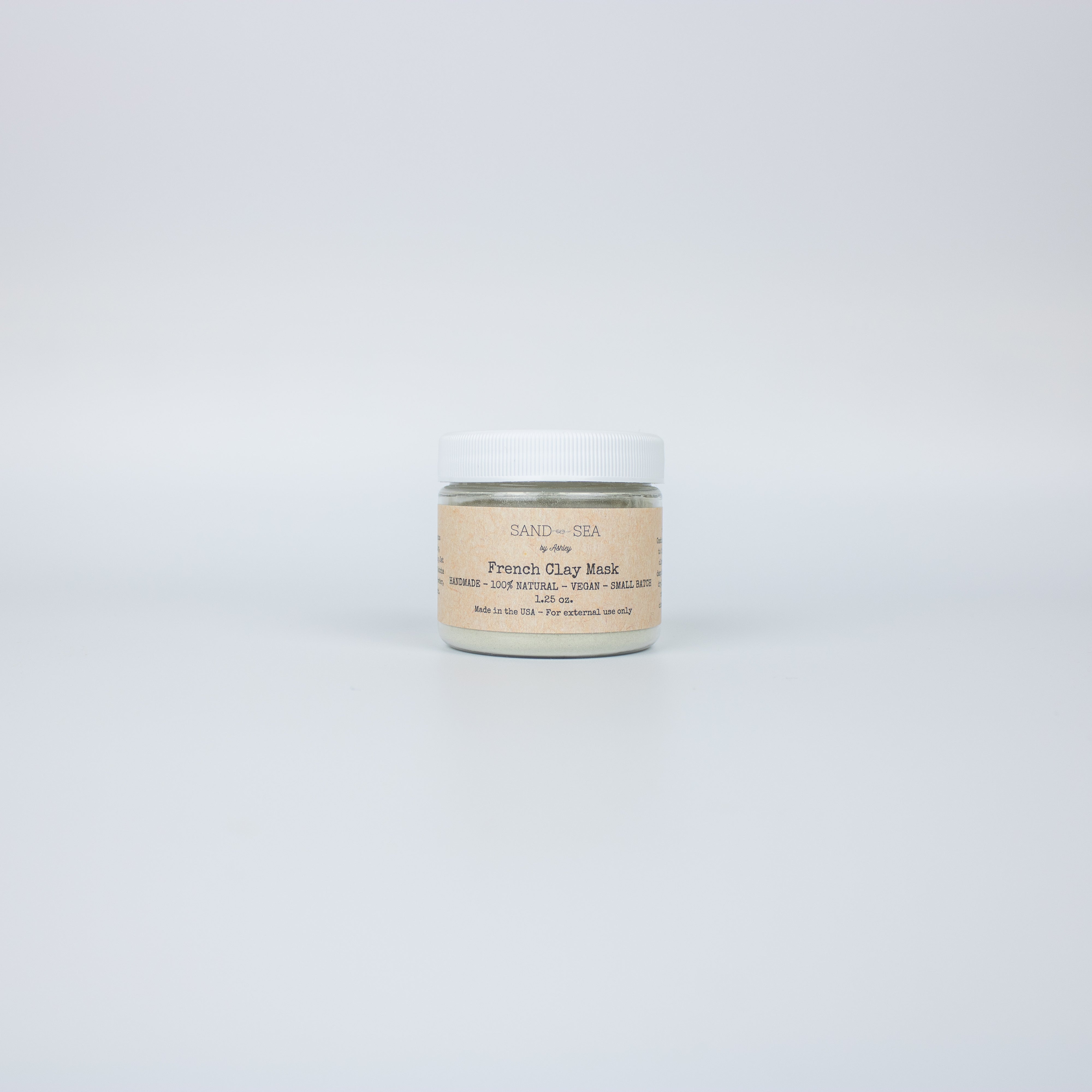 Handmade French Clay Facial Mask 1.25 oz