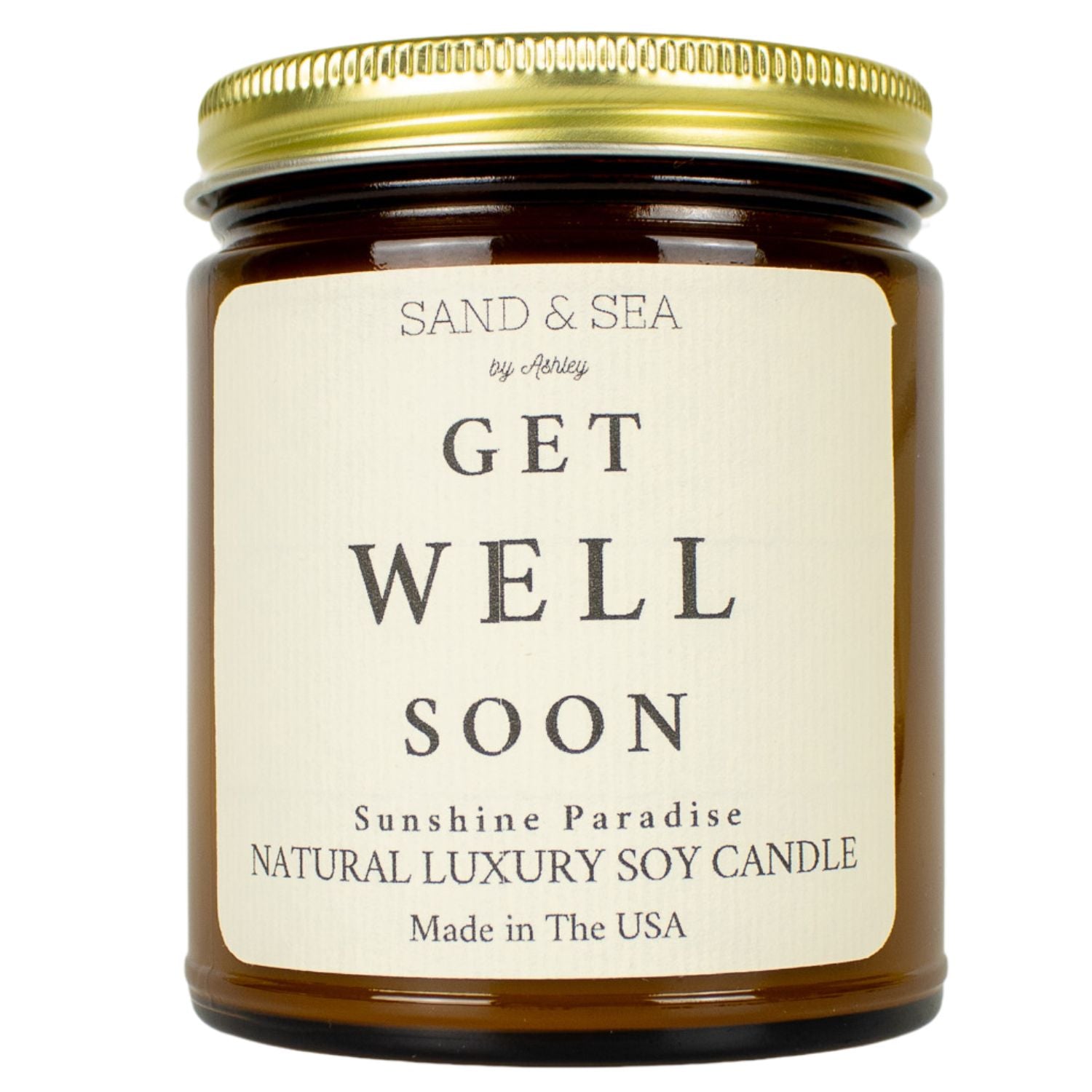 Get Well Soon Soy Candle - Sunshine Paradise - 9 oz