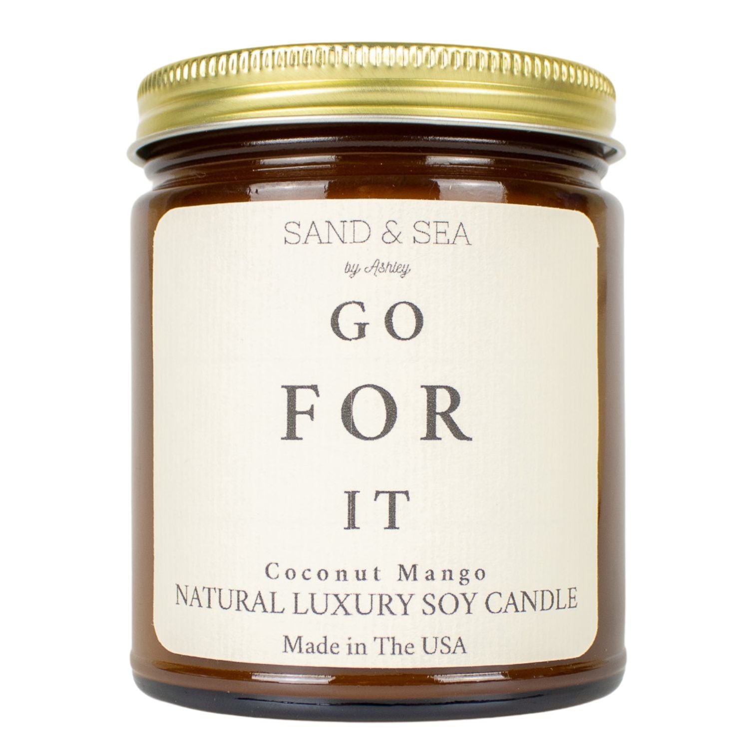 Go For It Soy Candle - Coconut Mango - 9 oz