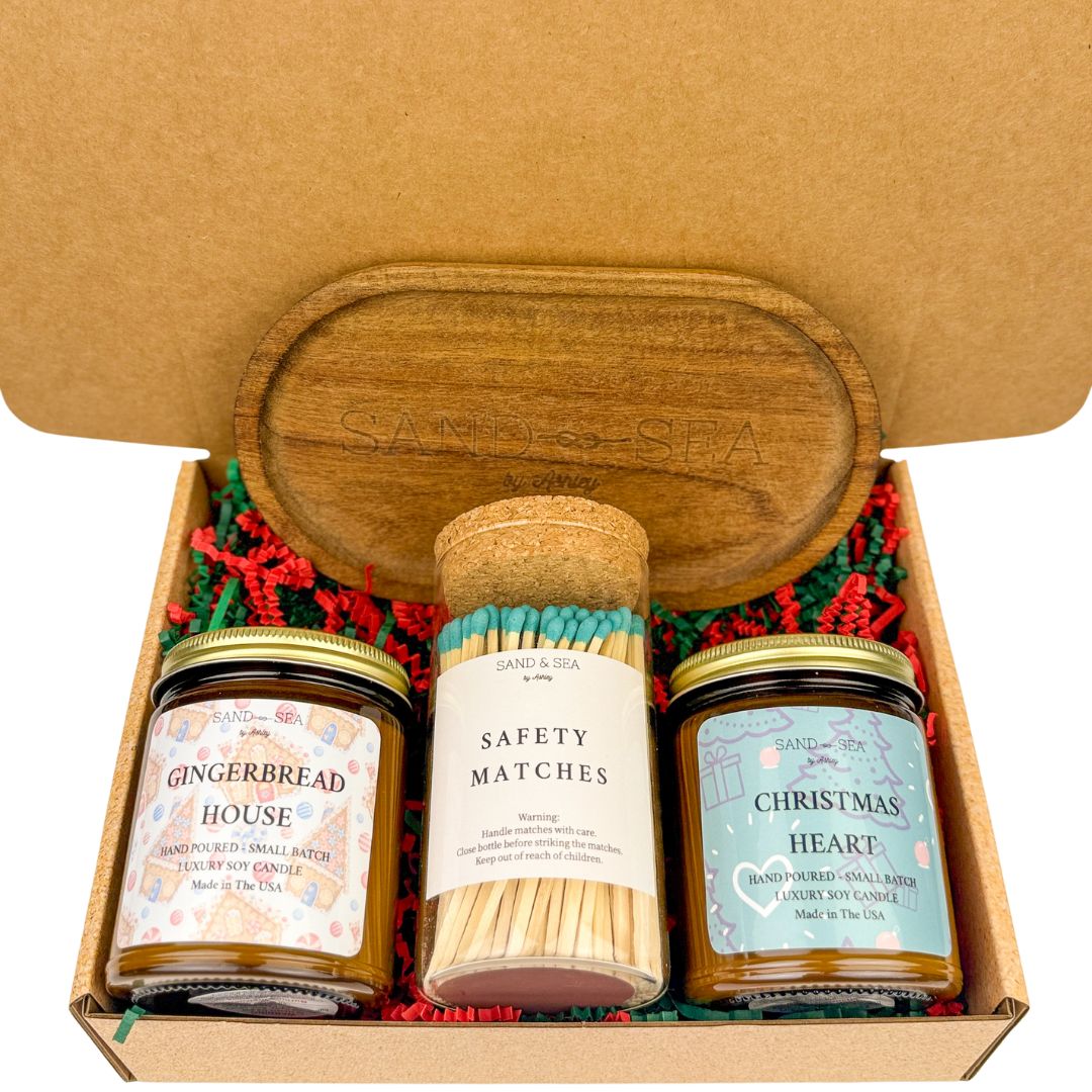 Christmas Candles - Holiday Season Candle Gift Set