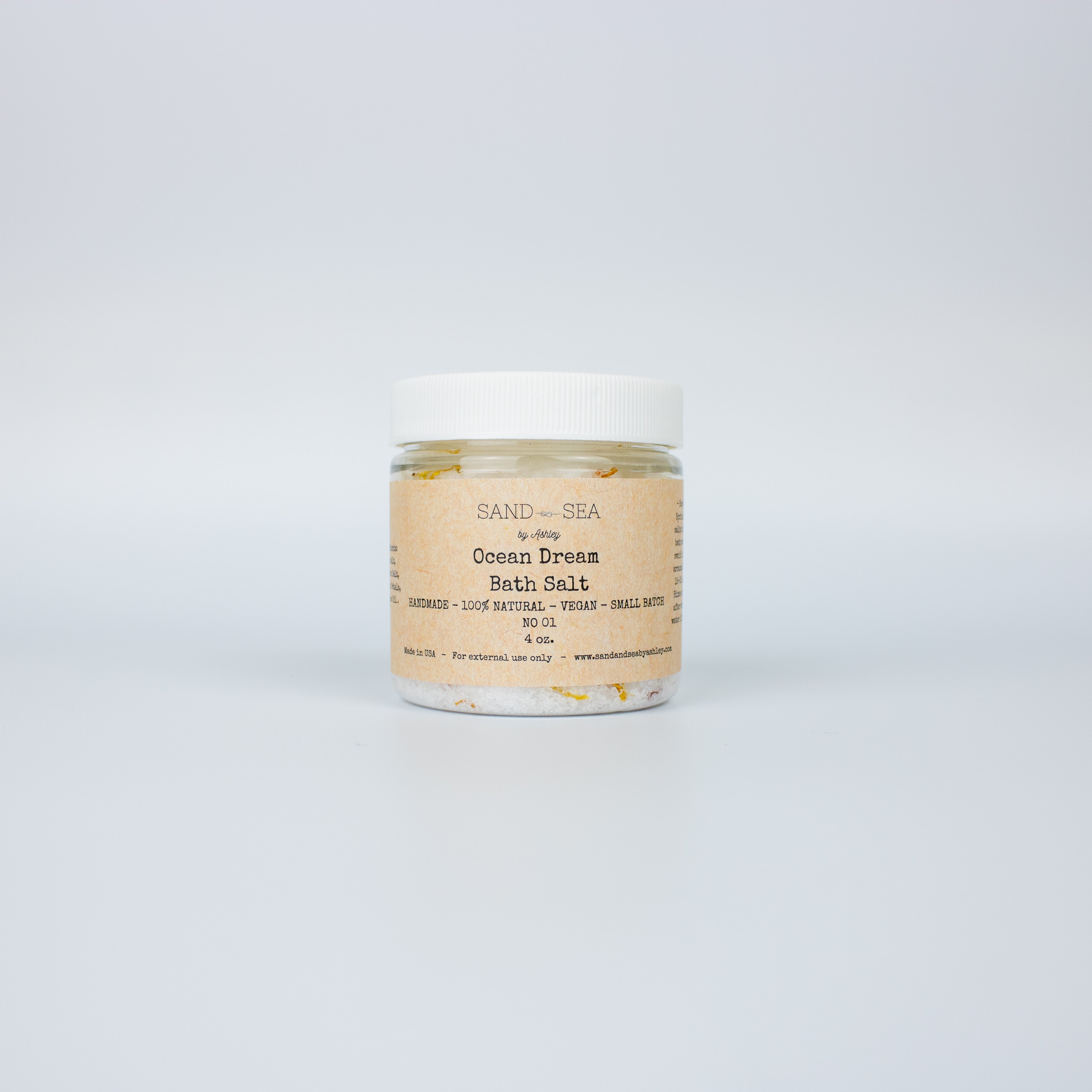 Handmade Luxury Ocean Dream Bath Salt 4 oz