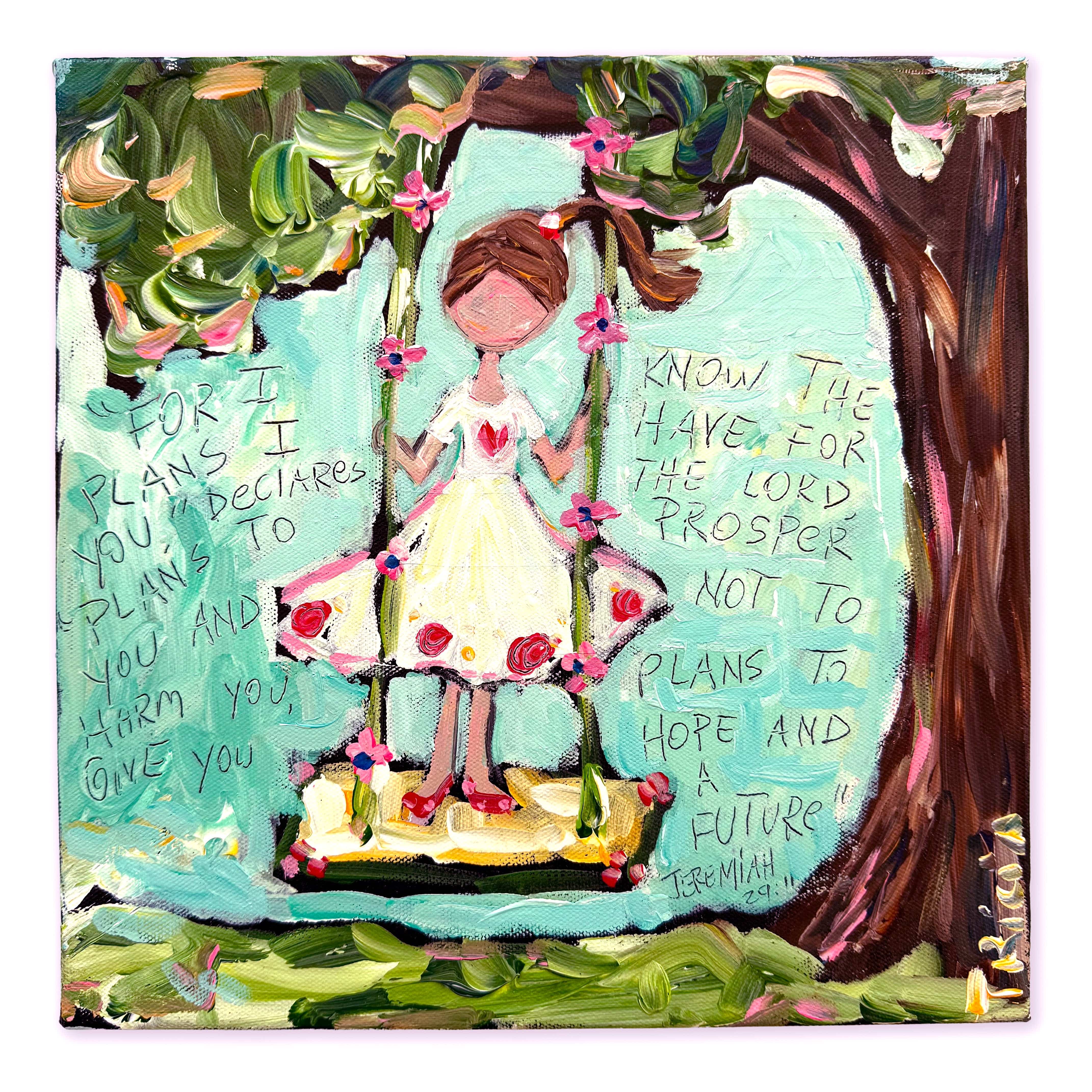 "A Hope and a Future" 12"x12" Original Painting