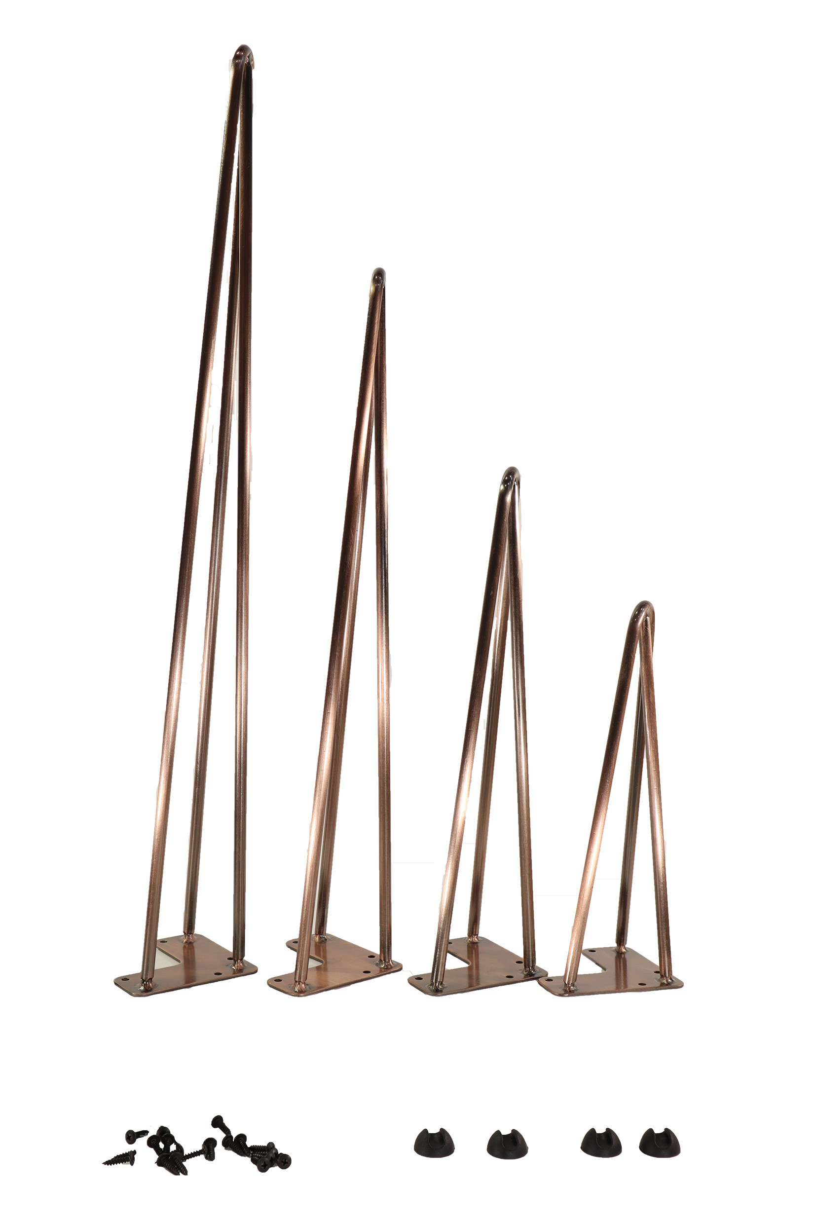 3 Rod Copper Hair Pin Legs