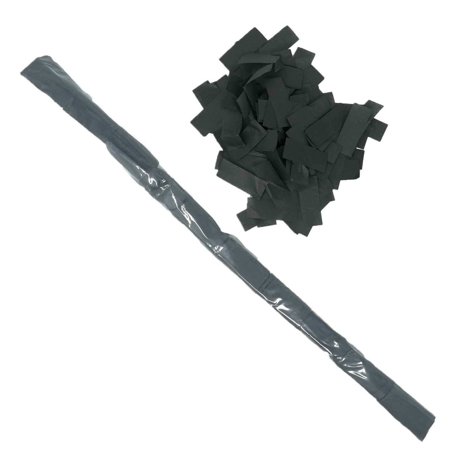 Black Tissue Confetti - Speed Load Cannon Sleeve (1/4lb)