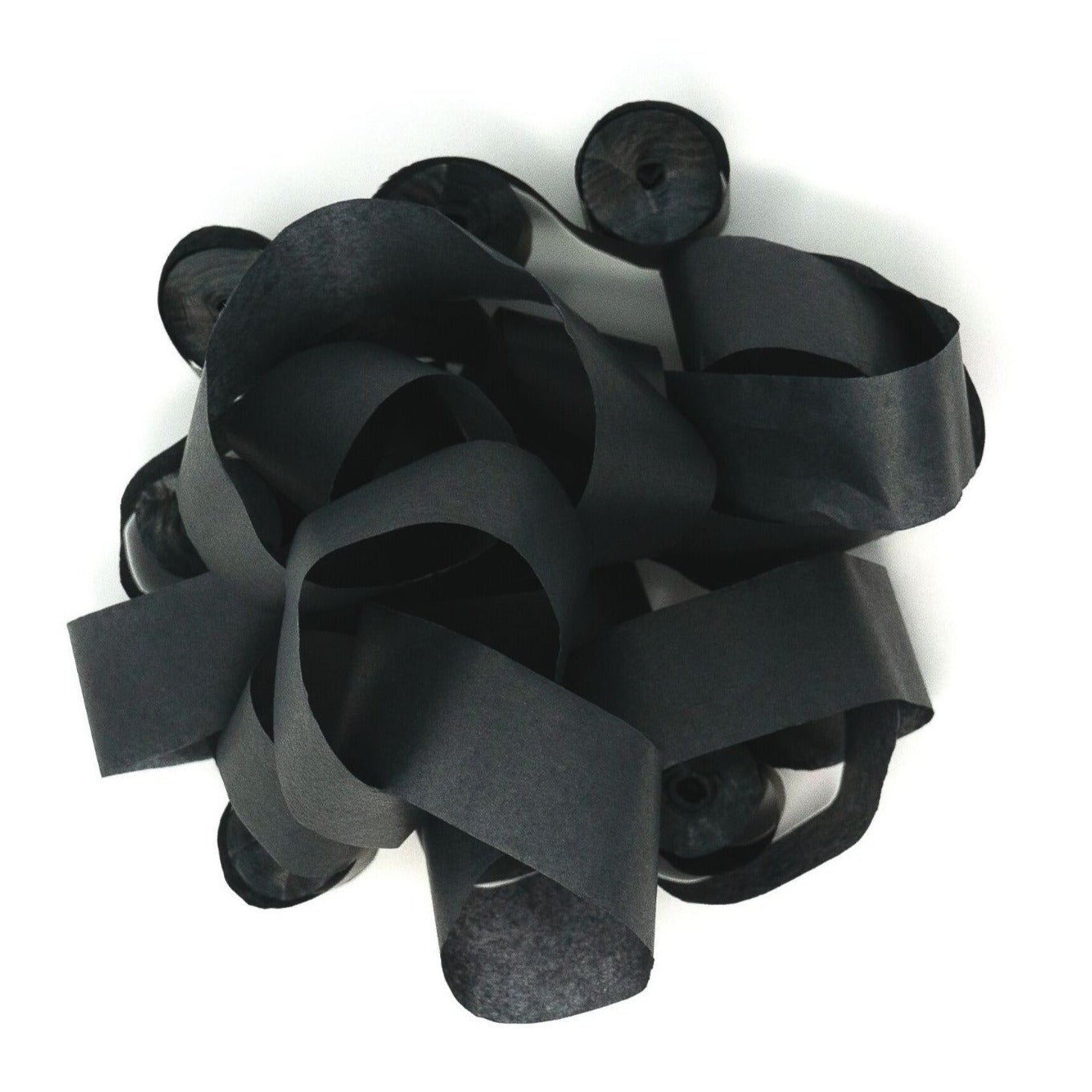 Black Tissue Paper Streamers - 30 Rolls (1/2" x 18')