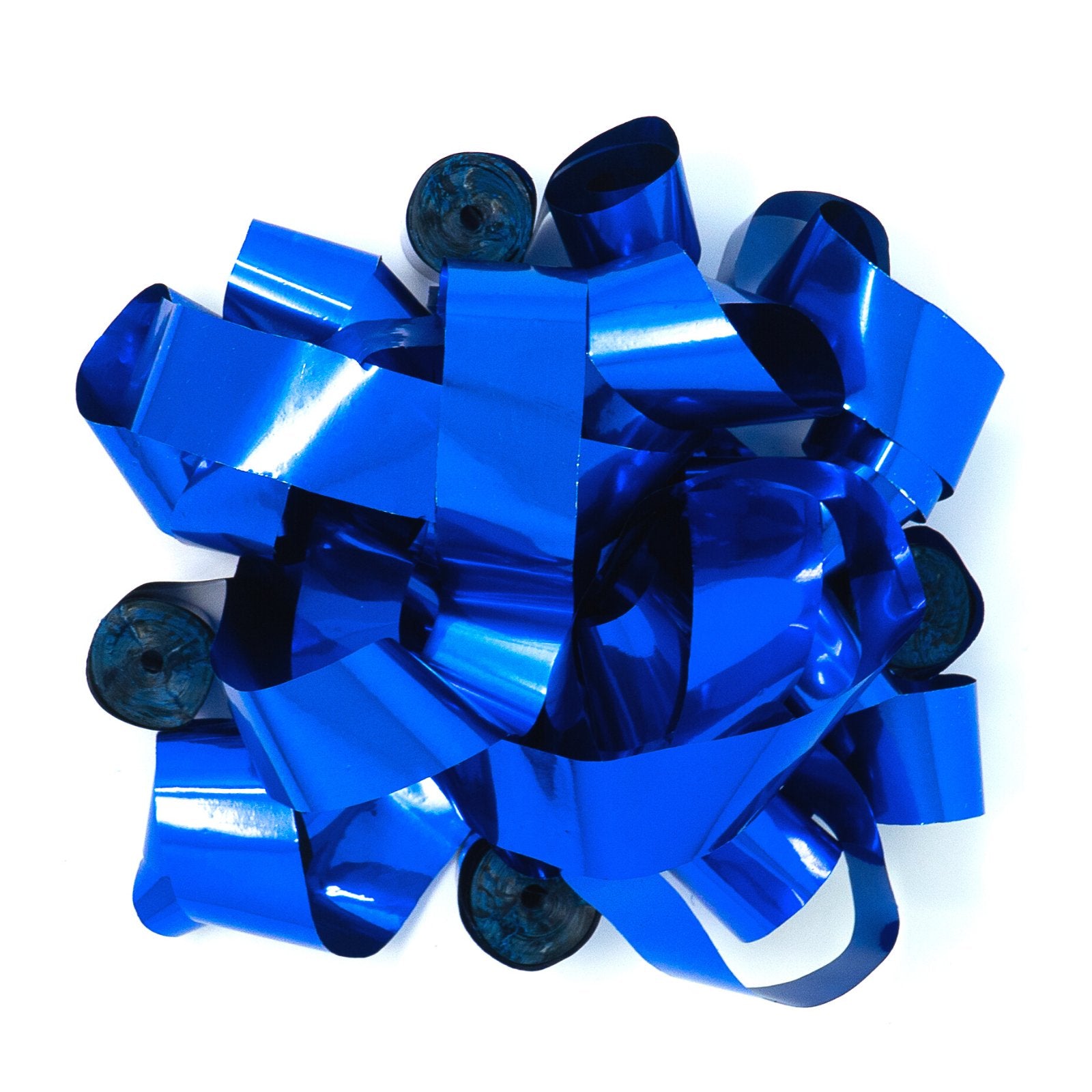 Blue Metallic Foil Streamers - 20 Rolls (1" x 30')