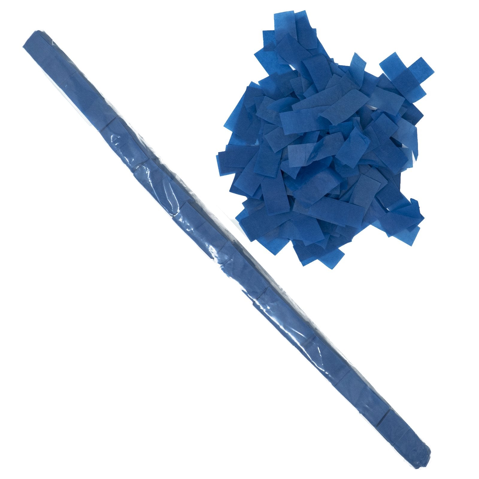 Dark Blue Tissue Confetti - Speed Load Cannon Sleeve (1/4lb)
