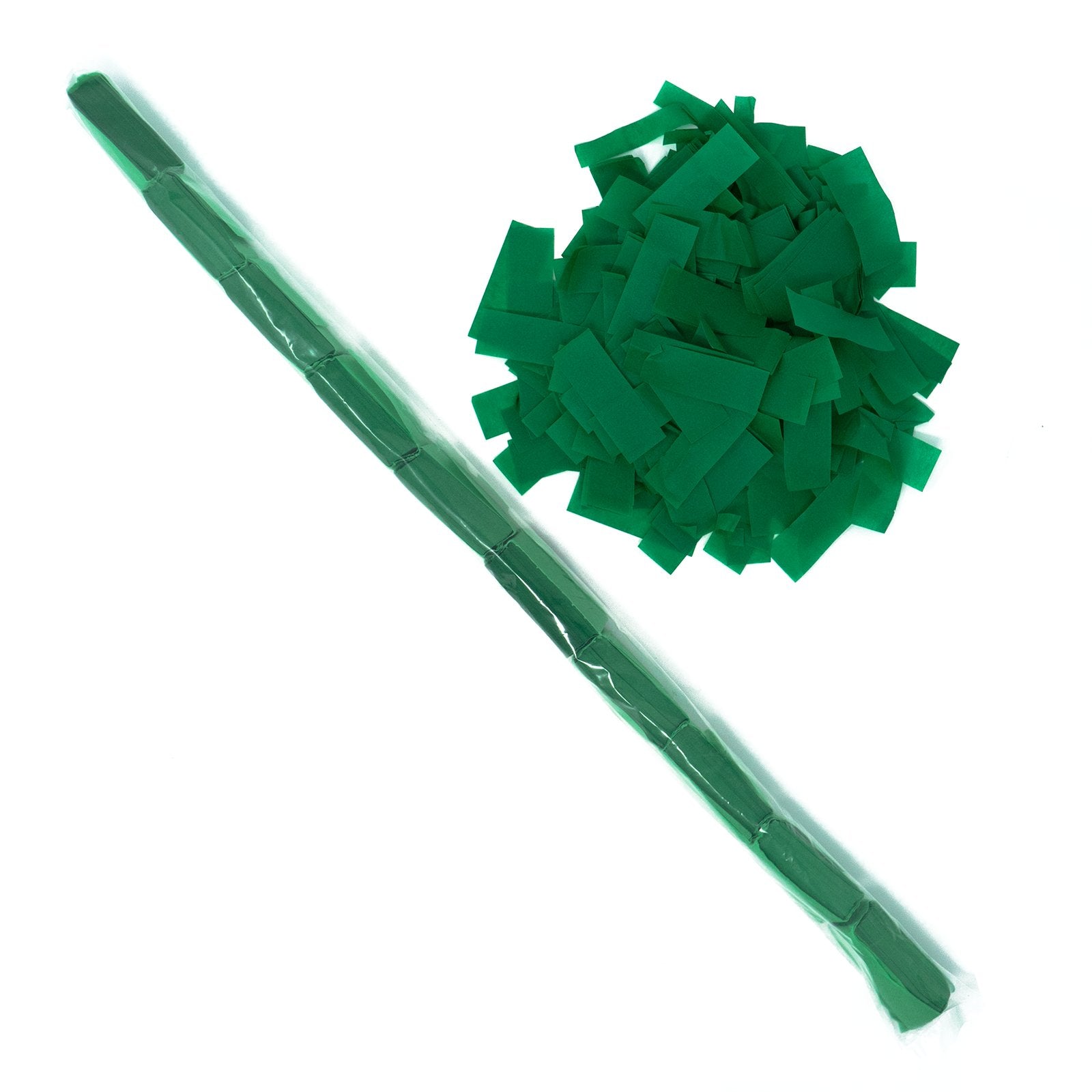 Dark Green Tissue Confetti - Speed Load Cannon Sleeve (1/4lb)
