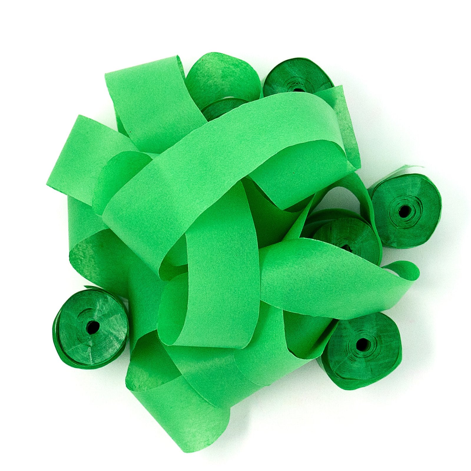 Dark Green Tissue Paper Streamers - 20 Rolls (1" x 30')
