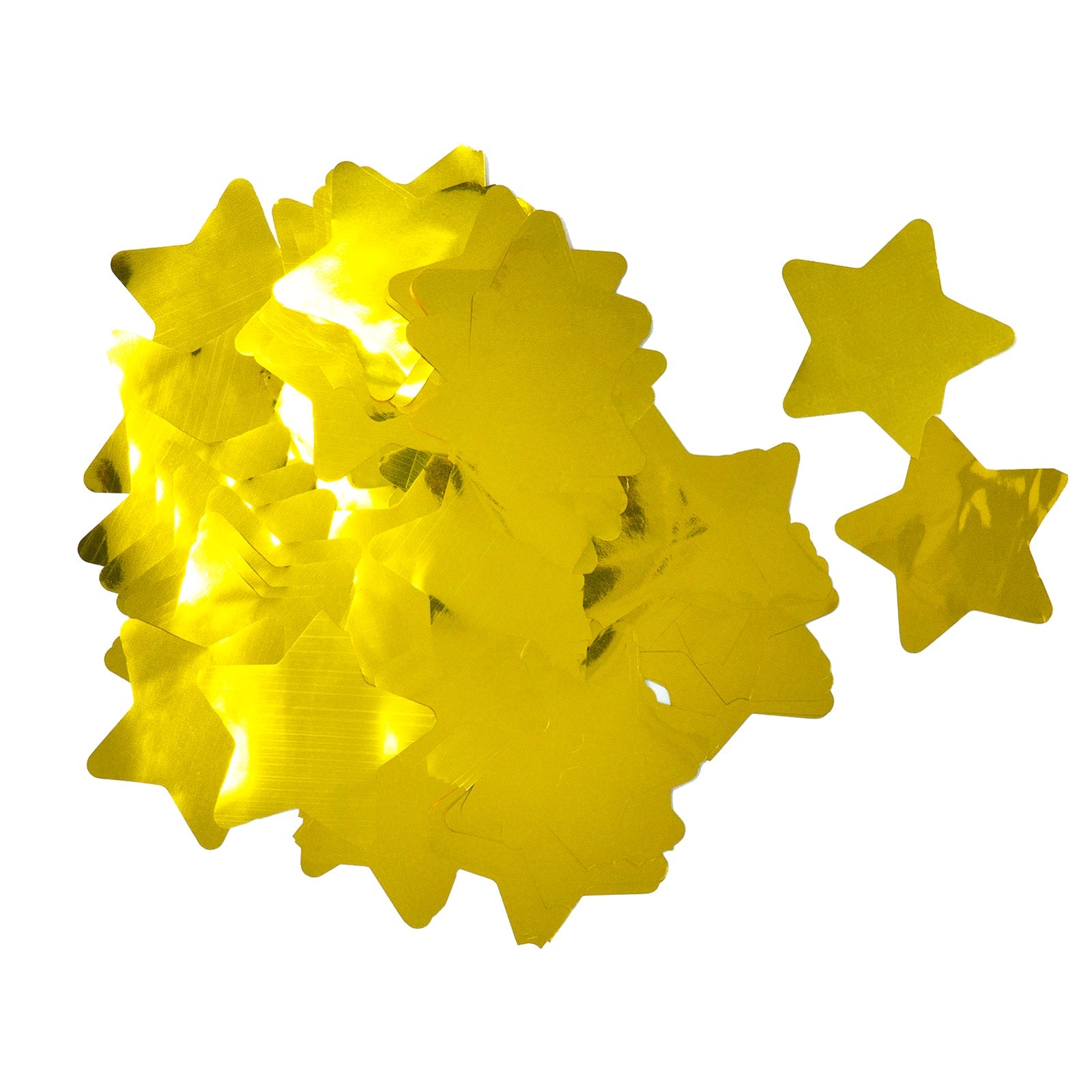 Gold Metallic Foil Confetti - Stars (1lb)
