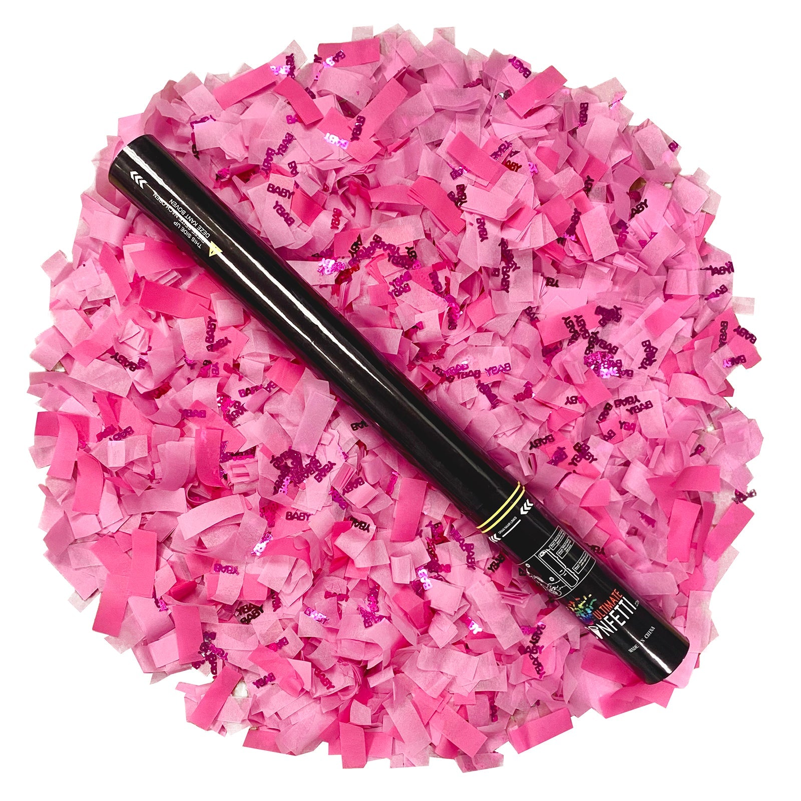 'It's a Girl!' Gender Reveal Confetti Cannon (2 Pack)