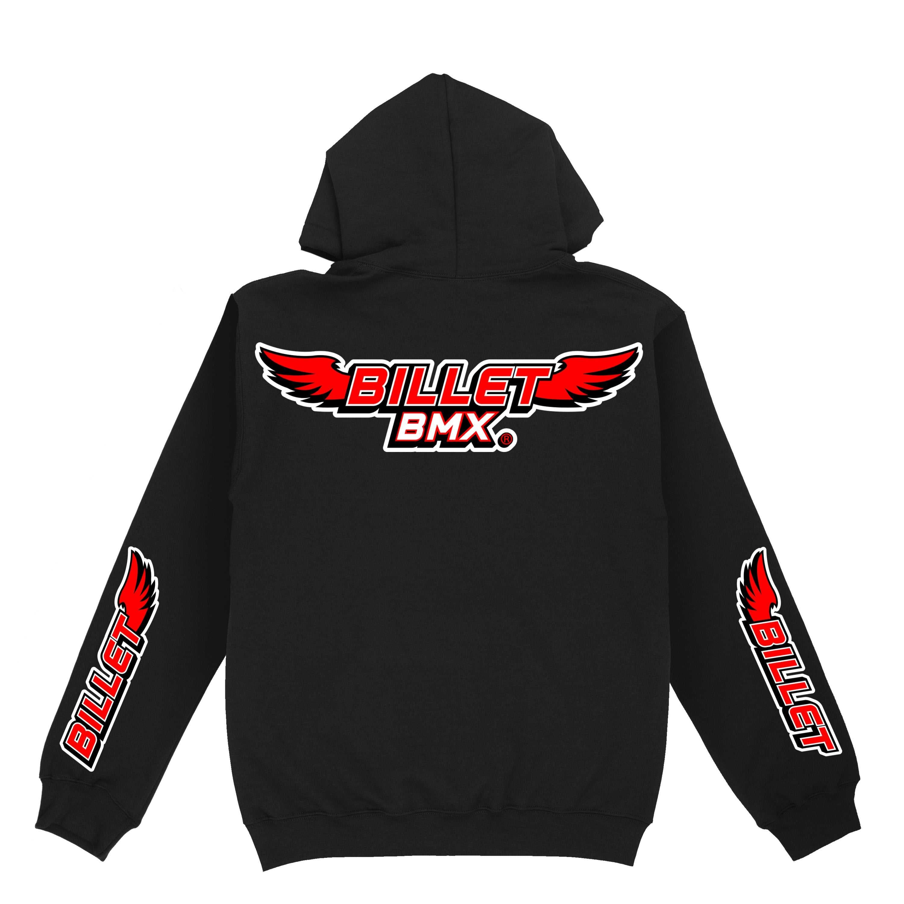 BILLET BMX HOODIE FLYING WING LOGO