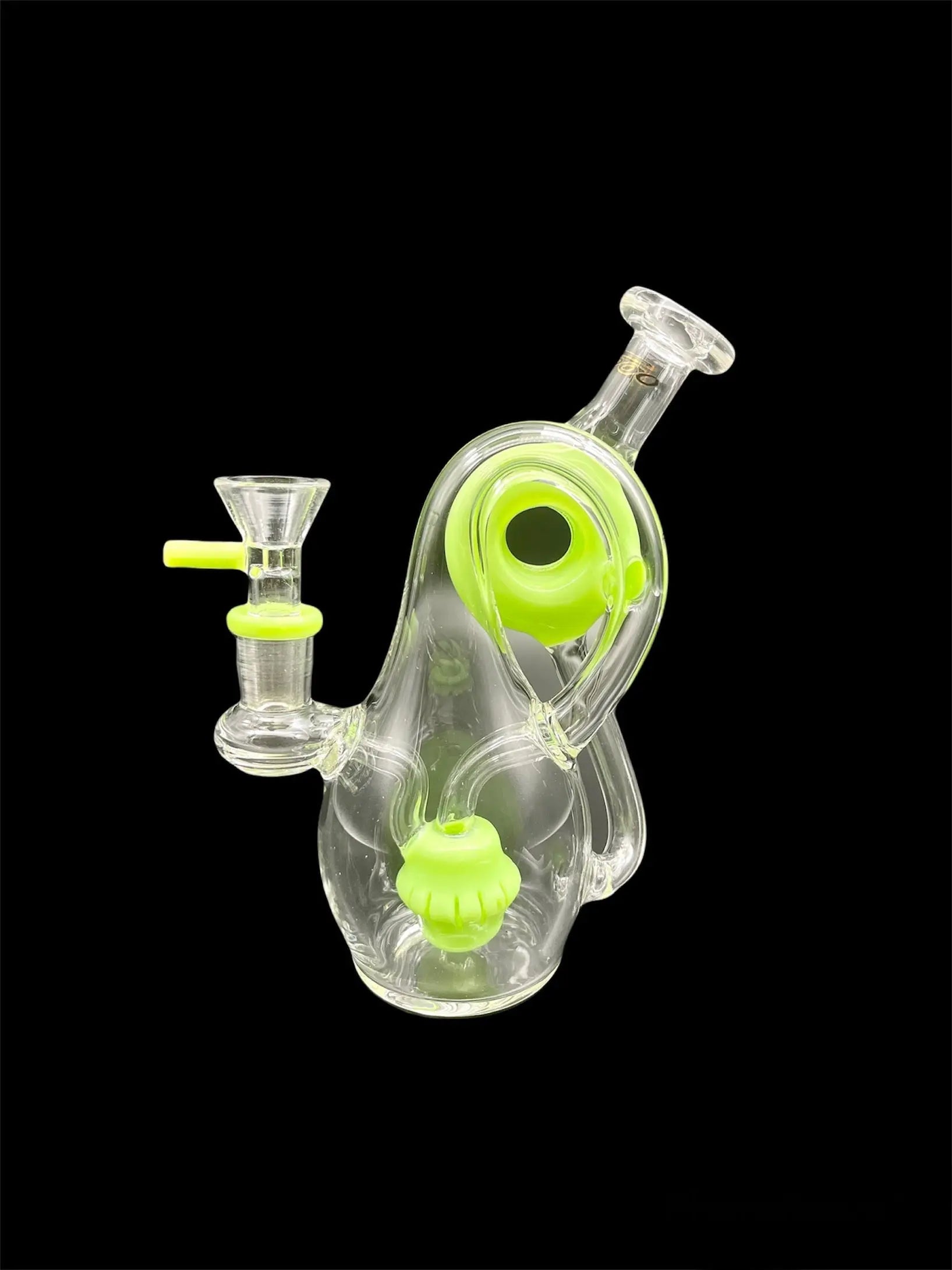 7.5” Recycler Thick Glass Bong