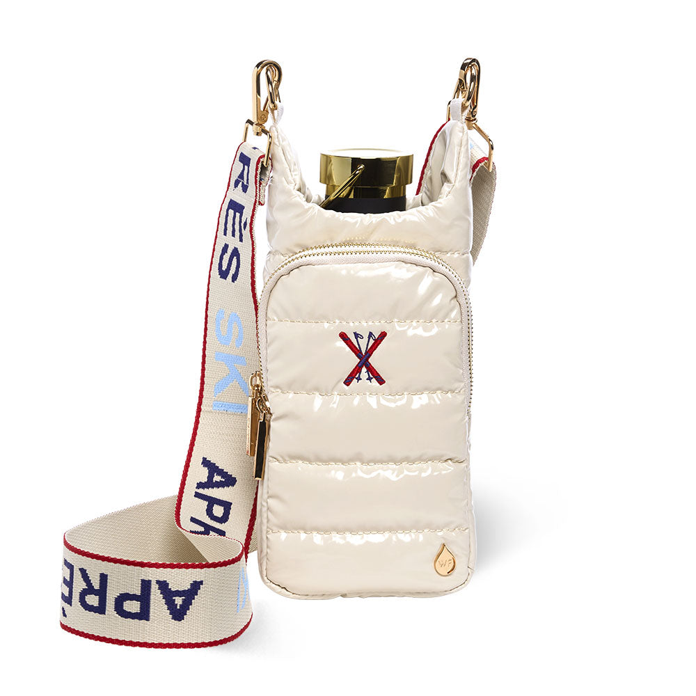 Ivory Lacquer HydroBag® with Ski Embroidery and Après Ski Strap