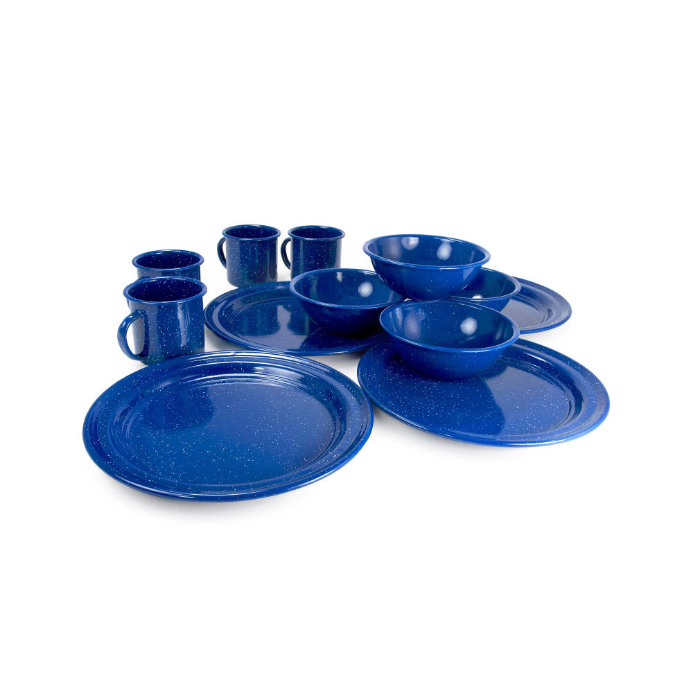 4 Person Enamel Table Set-Camping Dishware
