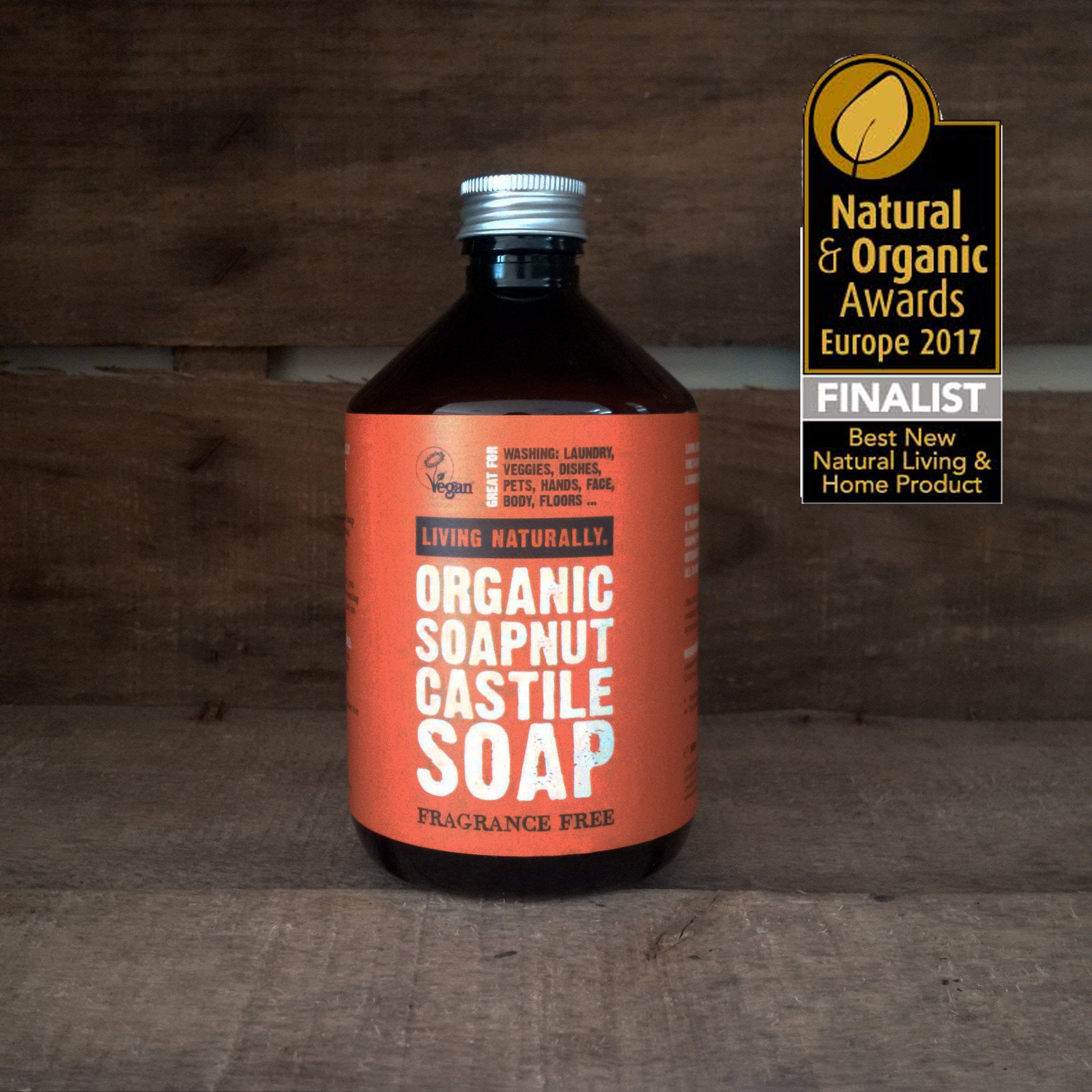 Organic Soapnut Castile Soap 500ml
