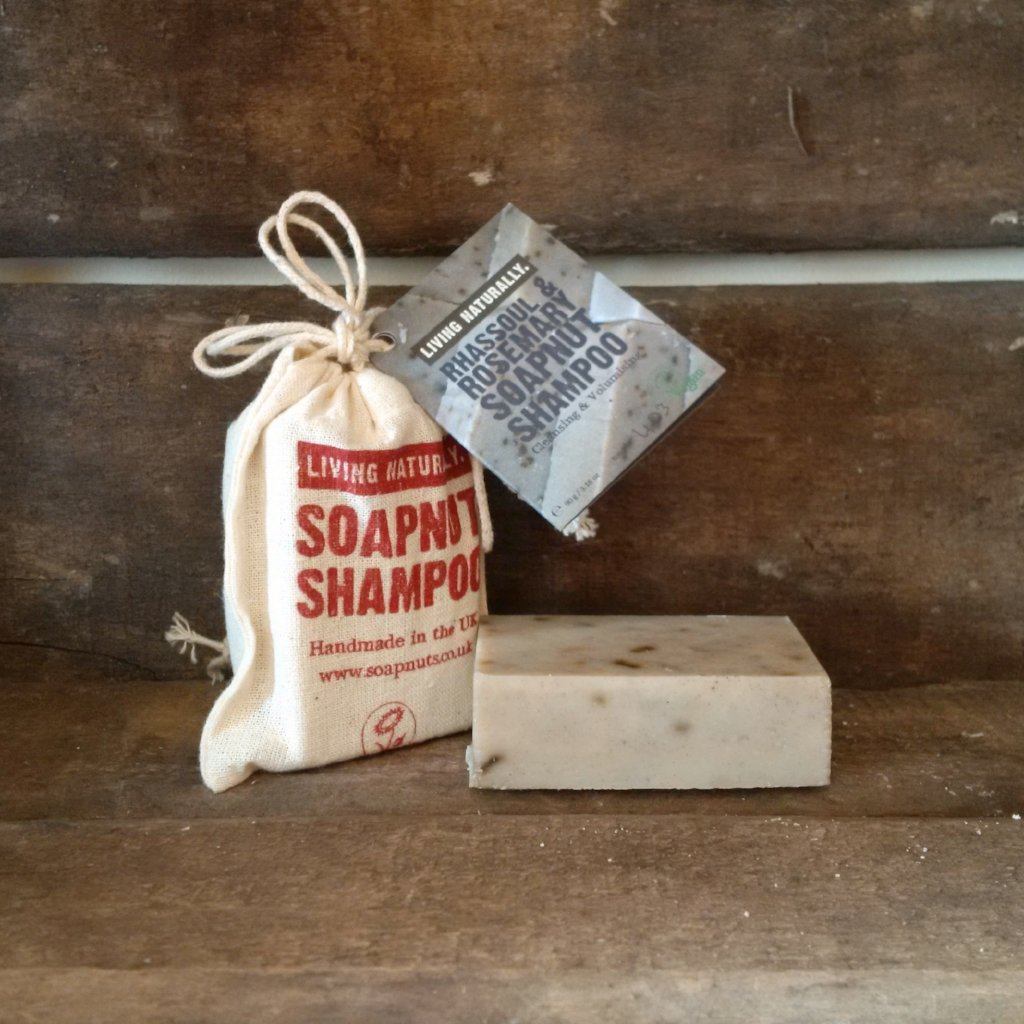Rhassoul & Rosemary Soapnut Shampoo Bar 90g