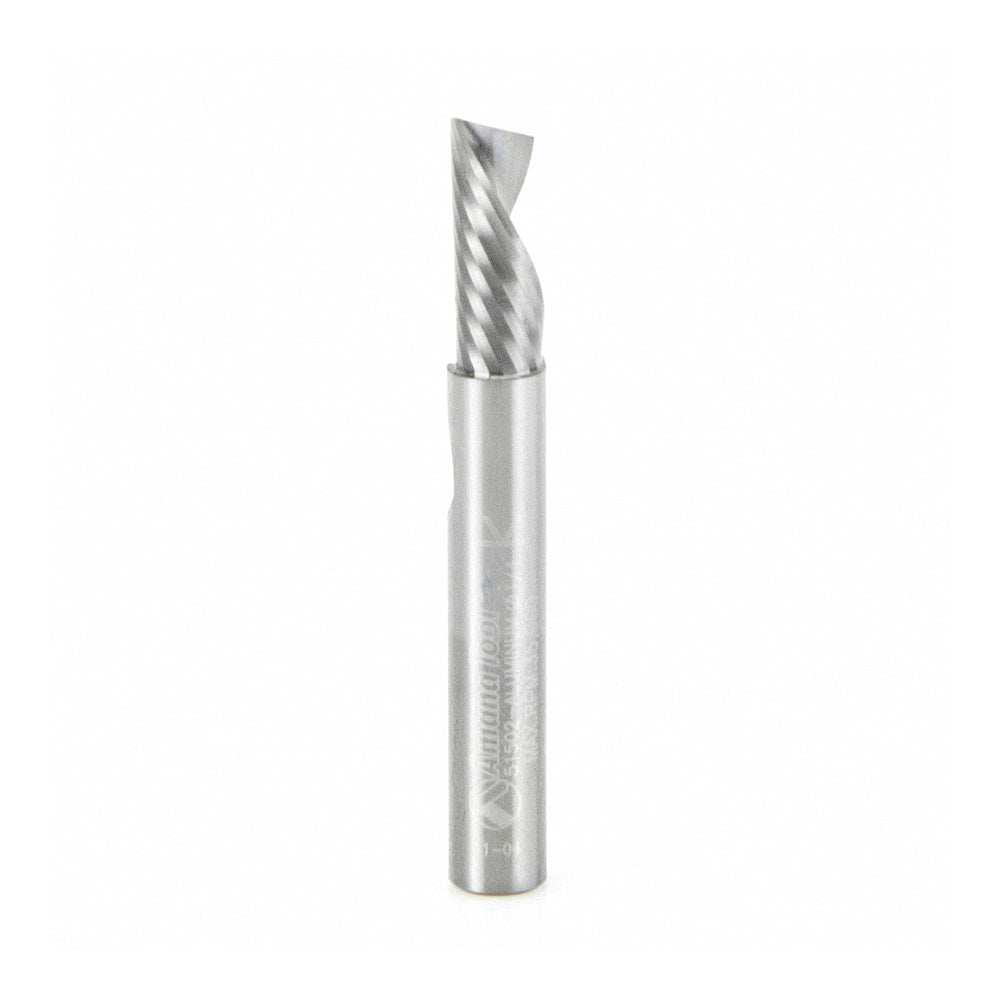Amana Solid Carbide Spiral 'O' Flute CNC Bit, Aluminum Cutting 1/4" SH, 1/4" D, 5/8" CL*
