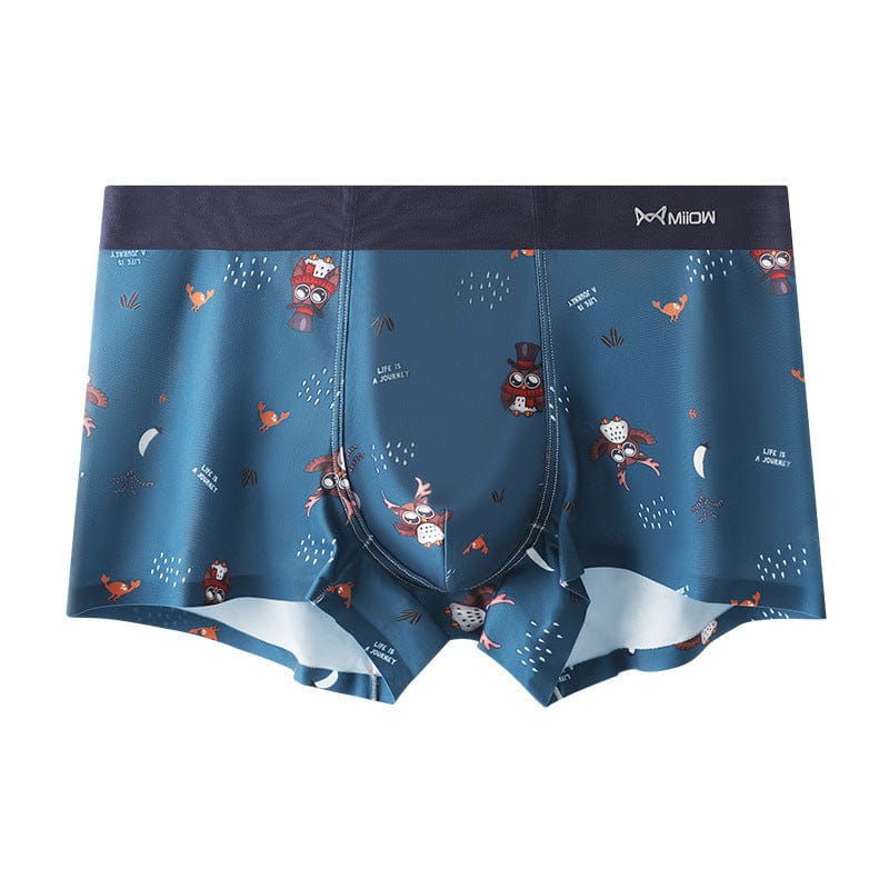 3 Pcs Animal Print Men Boxers Shorts