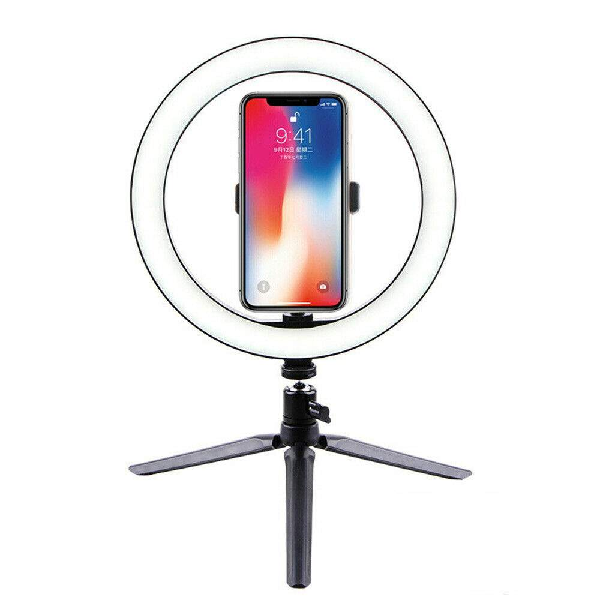 10" Ring Light LED with Desktop Tripod