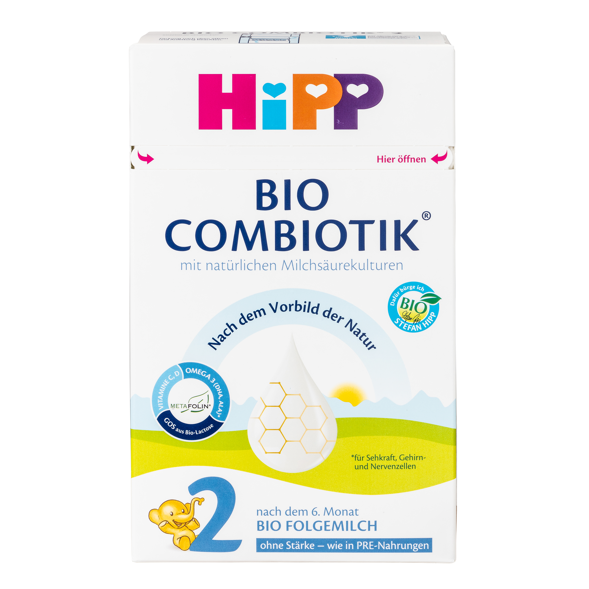 HiPP German Bio Combiotic Stage 2 (No Starch) Cow Milk Baby Formula