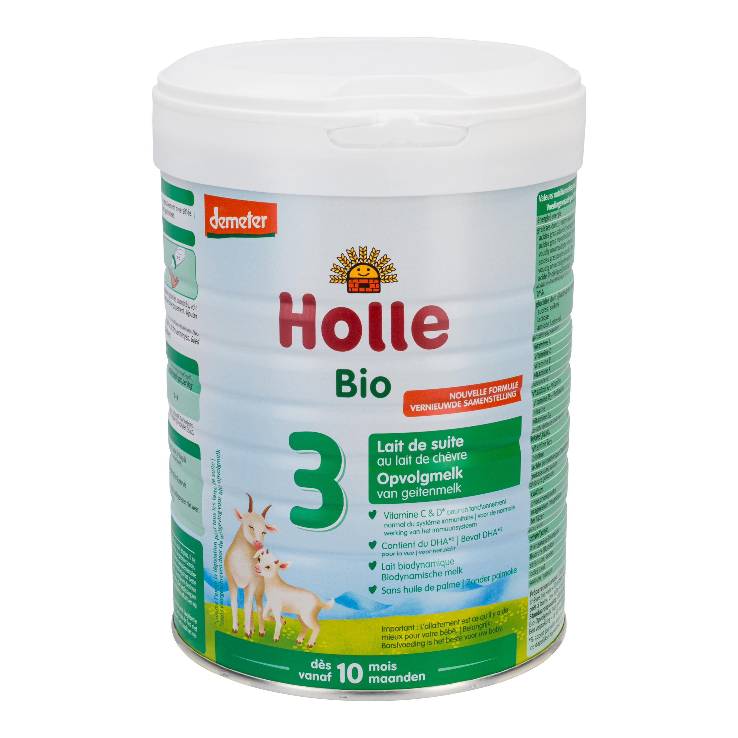 Holle Dutch Stage 3 Goat Milk Baby Formula