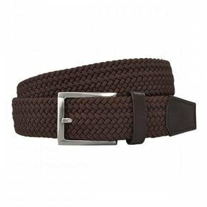 Alec Woven Belt 34mm in Brown