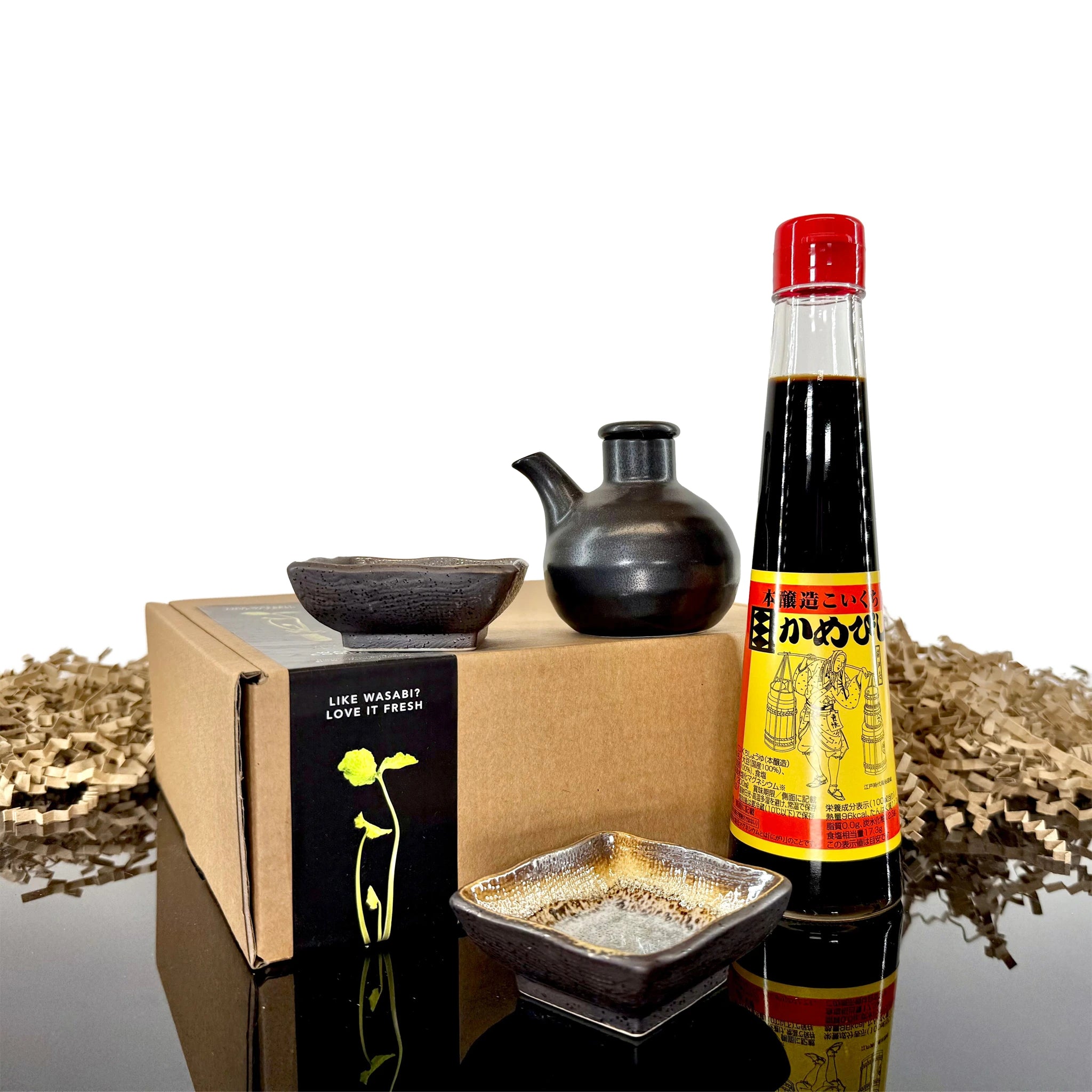 2 Year Aged Soy Sauce with Pourer & Serving Dishes