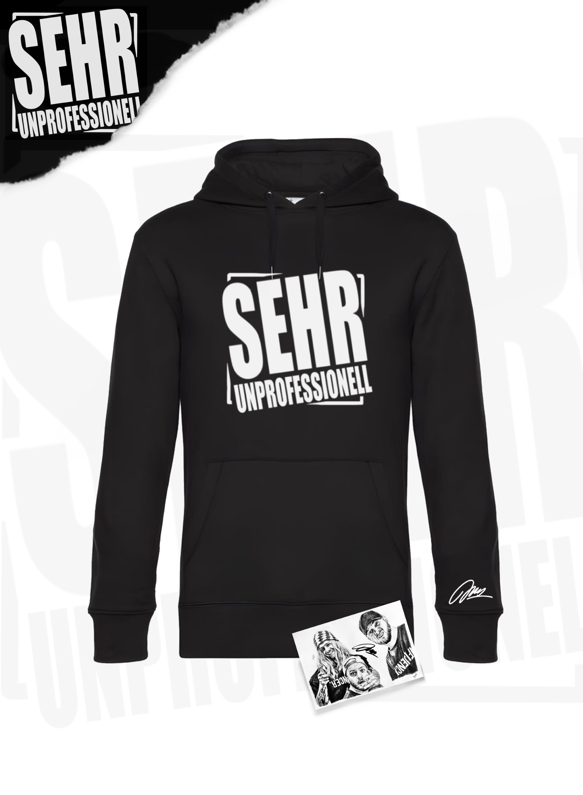 "Sehr Unprofessionell" Regular- & Ladies-Hoodie