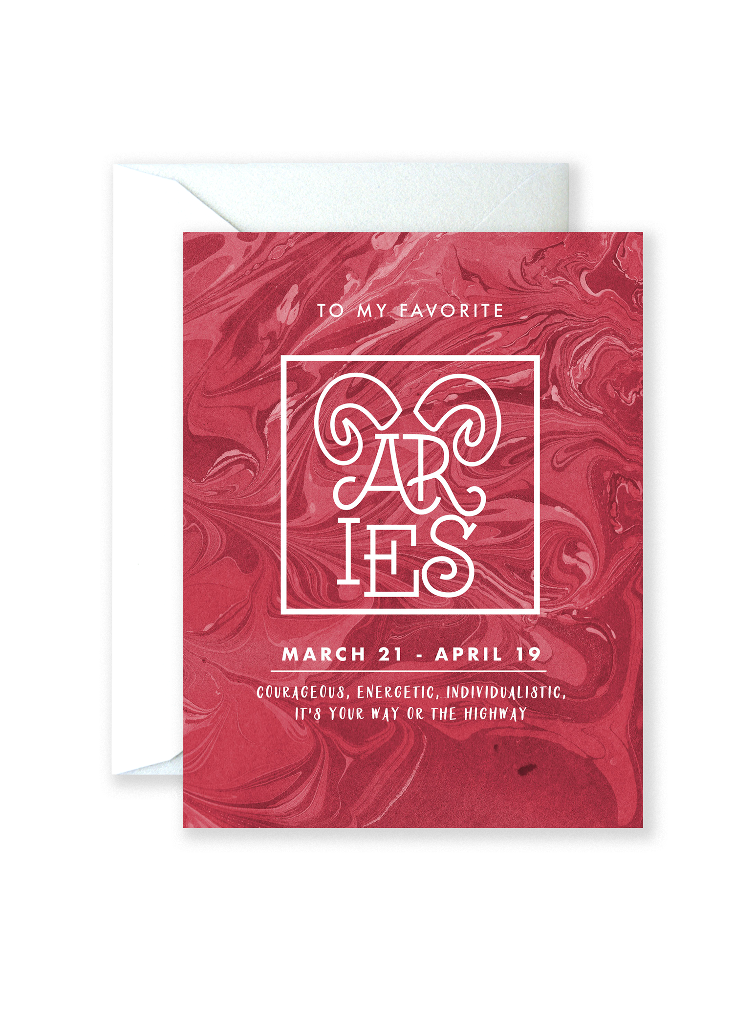 Aries Greeting Card