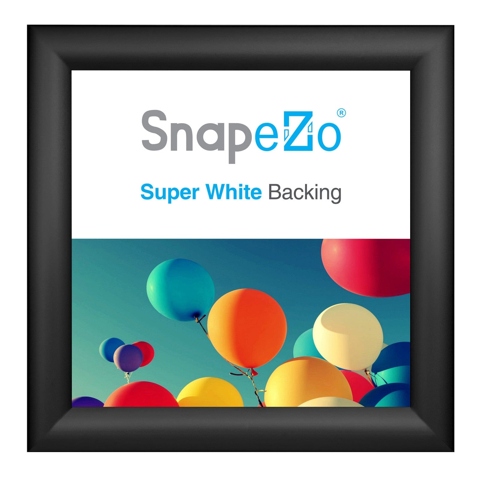 10x10 Black Snapezo® Snap Frame - 1.2" Profile