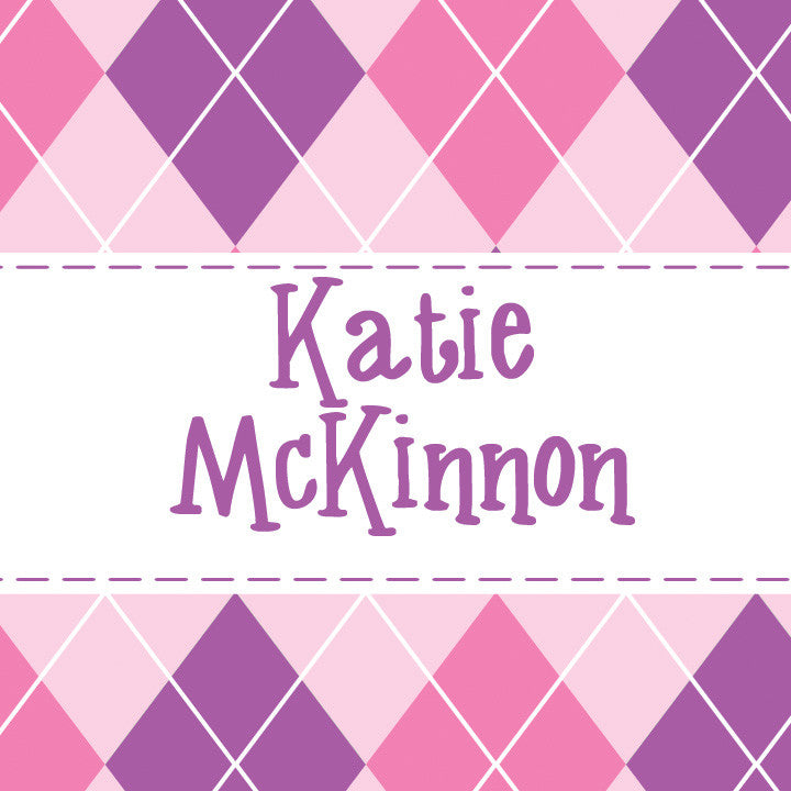 Argyle Girl Gift Tags