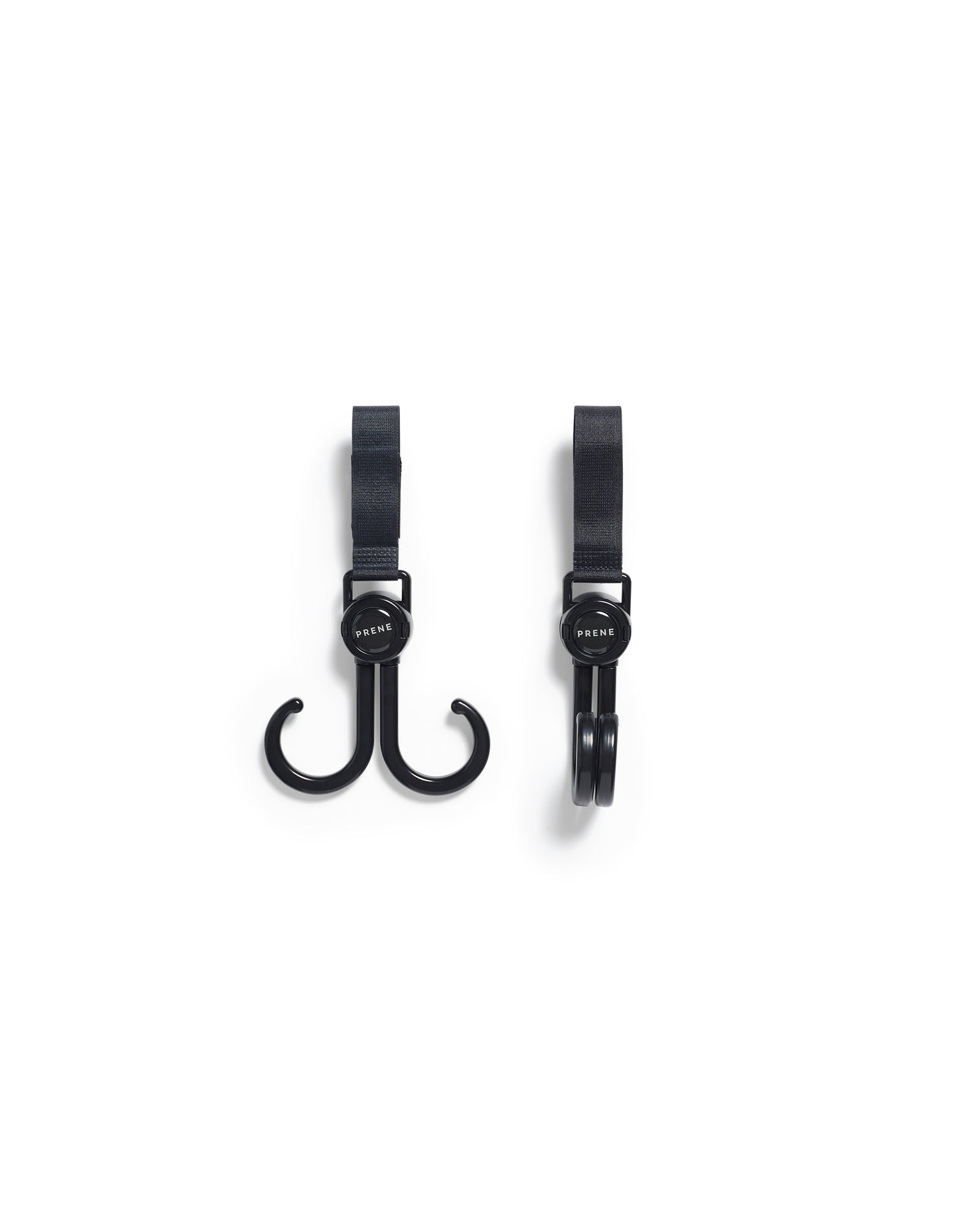 Pram Strap Set - Hooks (BLACK)