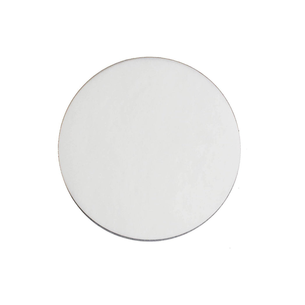 10" Silver Round, 0.08" Thin Cake Board