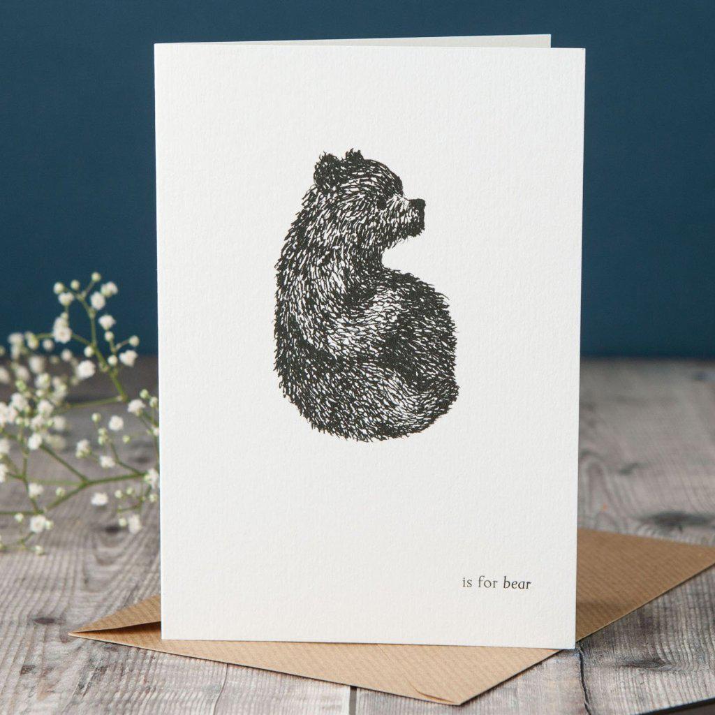 B is for Bear Card