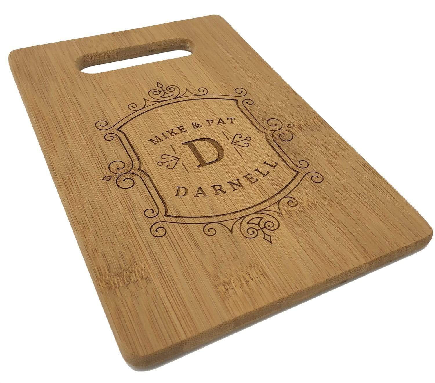 Engraved Bamboo Wood Cutting Board
