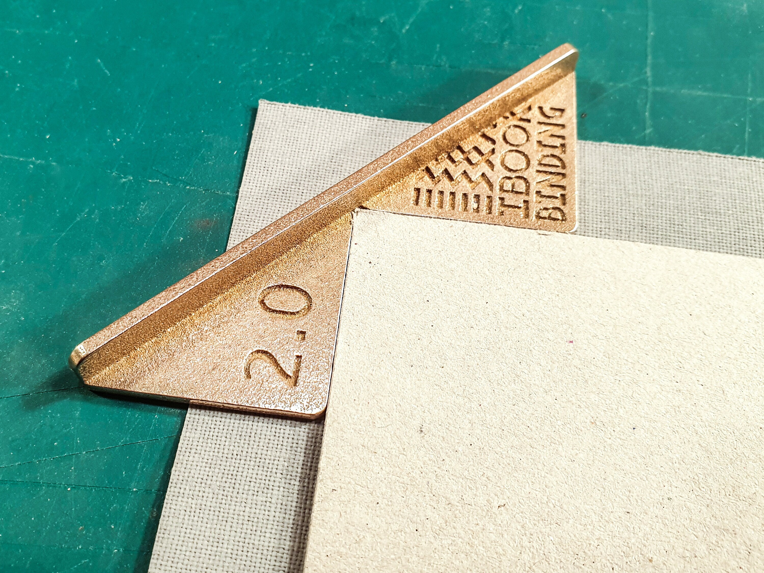 Metal Corner Cutting Tool for Bookbinding, Cartonnage, Box Making / Mitering Jig