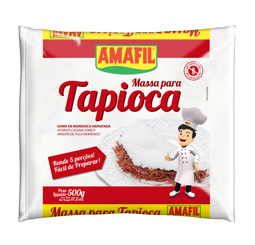 Amafil Massa Hidratada para Tapioca 500g