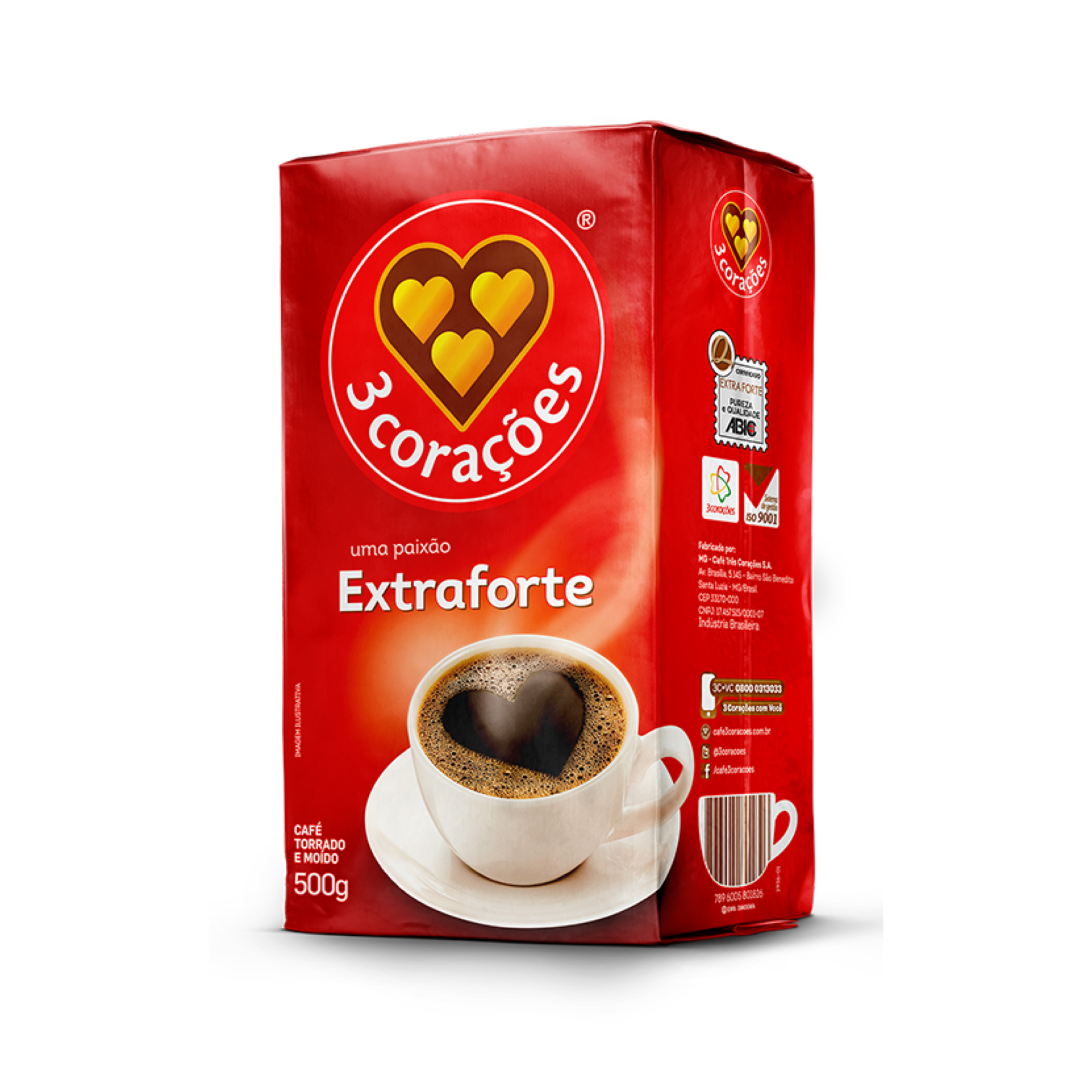 3 Coracoes Cafe Extra Forte 500g