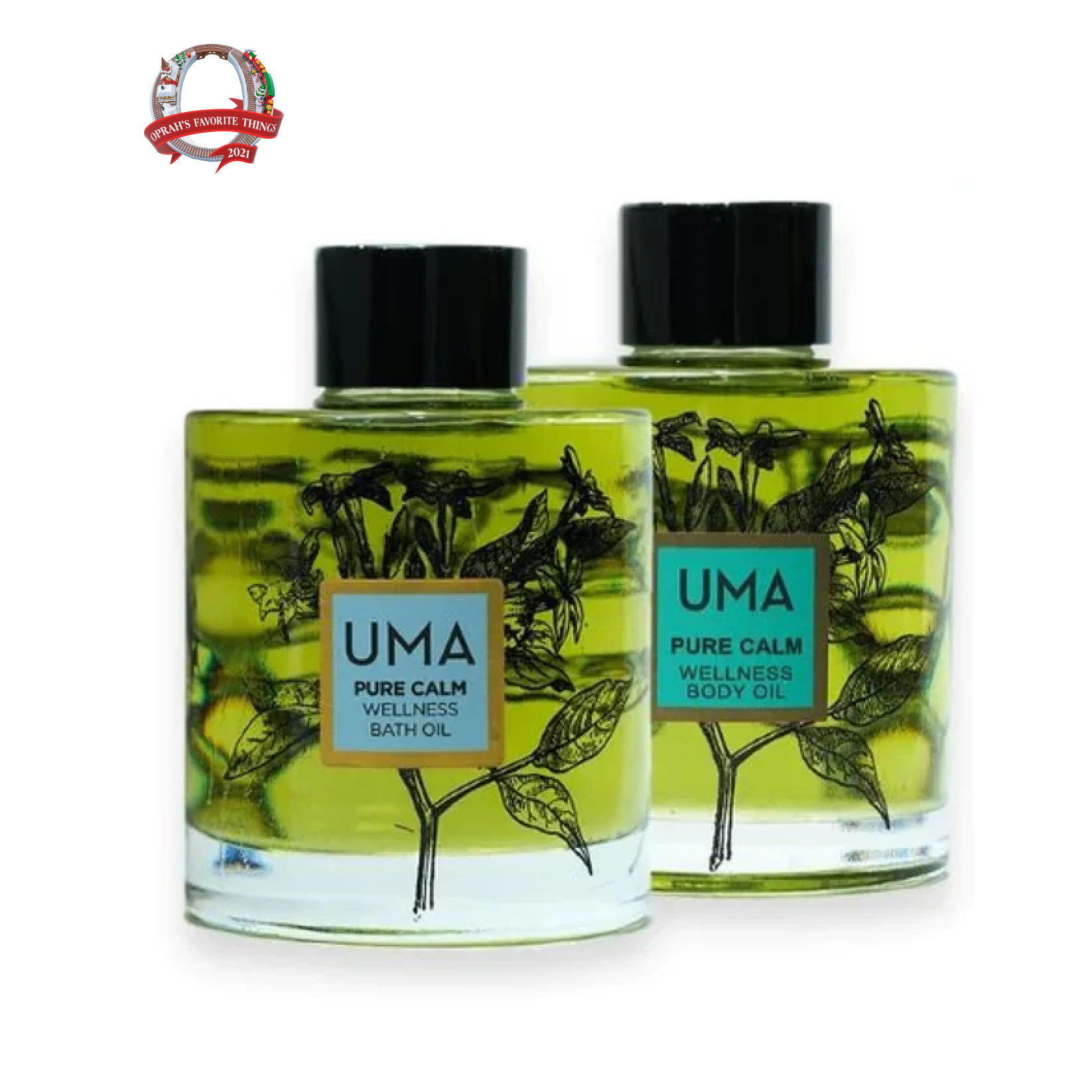 UMA Pure Calm Wellness Bath & Body Oil Gift Set