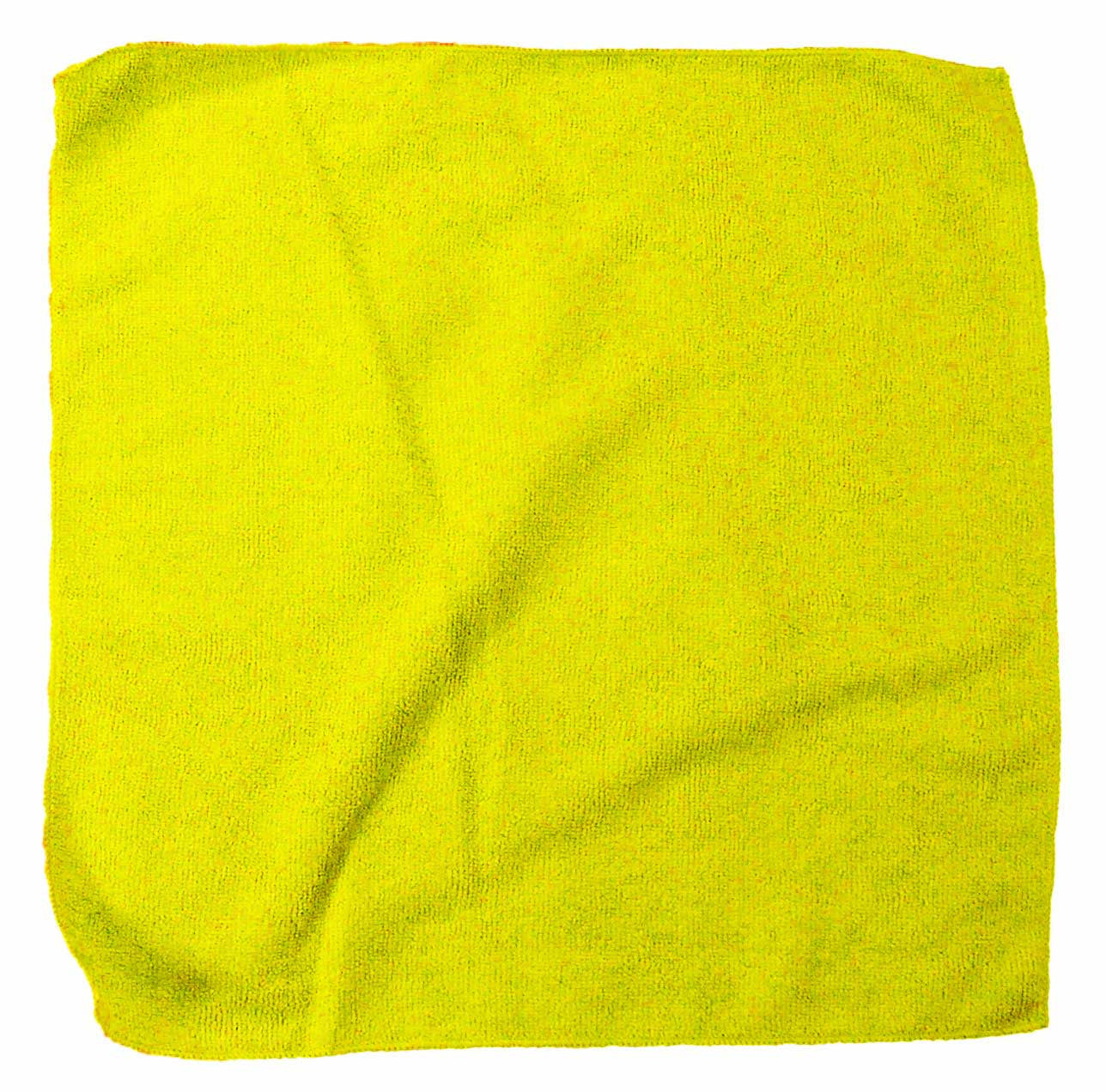 16" x 16" Yellow Microfiber Towel (12pk)