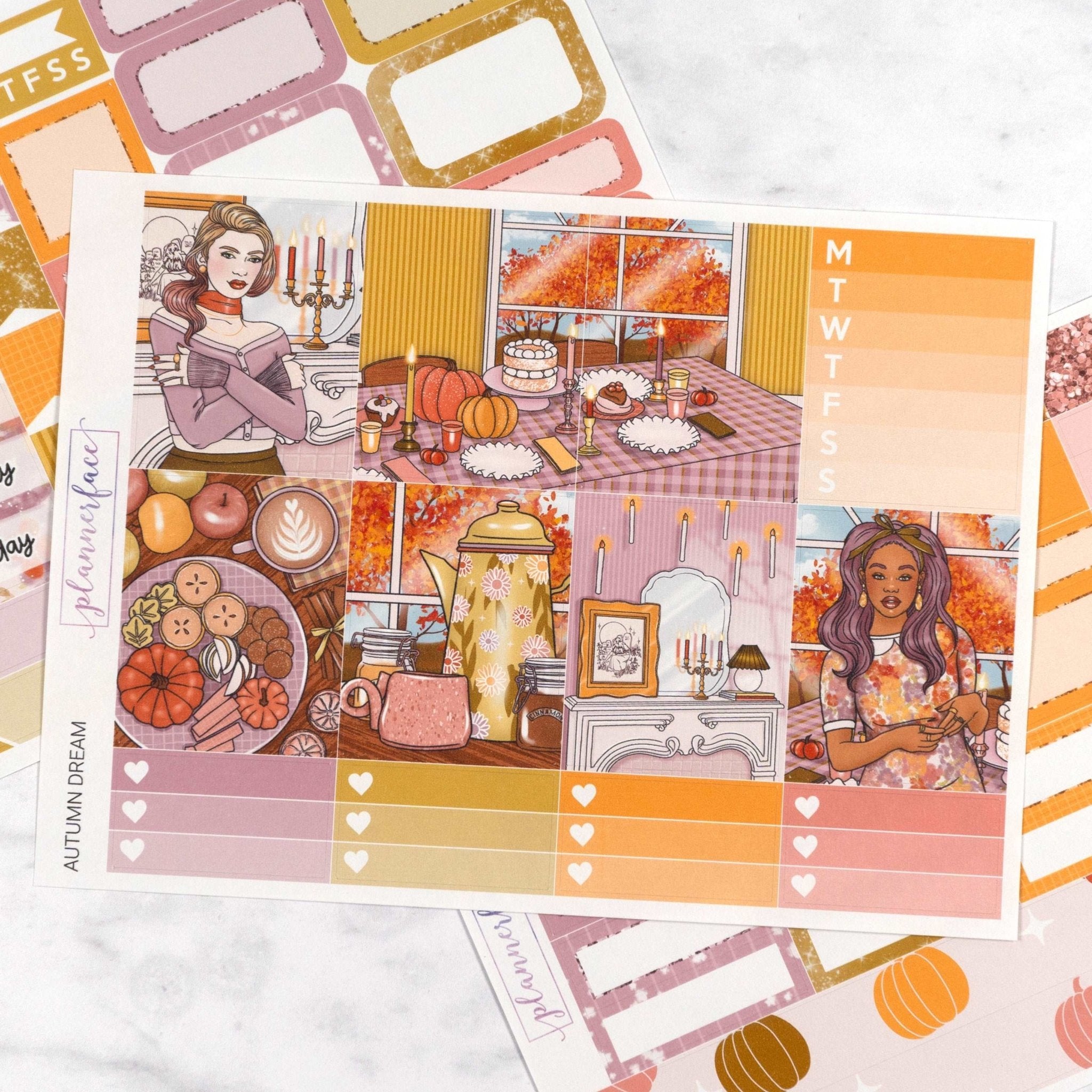 Autumn Dream Mini Weekly Sticker Kit