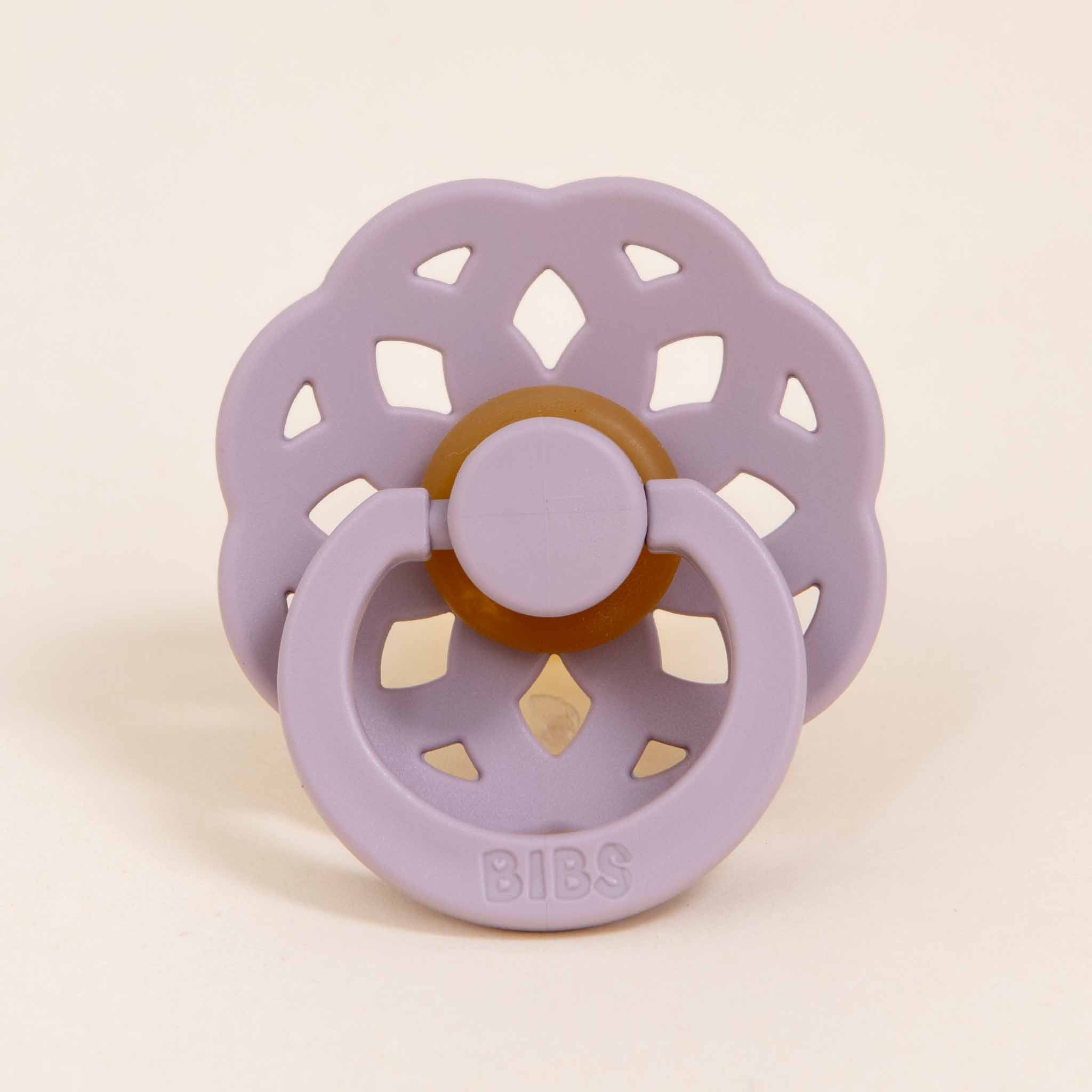 Bibs Lace Pacifier 2 Pack | Dusky Lilac