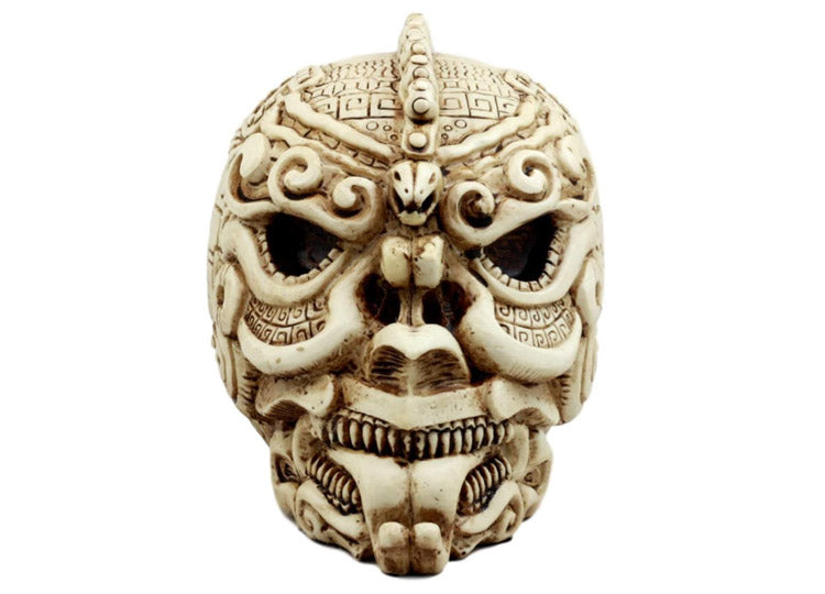 Aztec Quetzalcoatl Snake Skull
